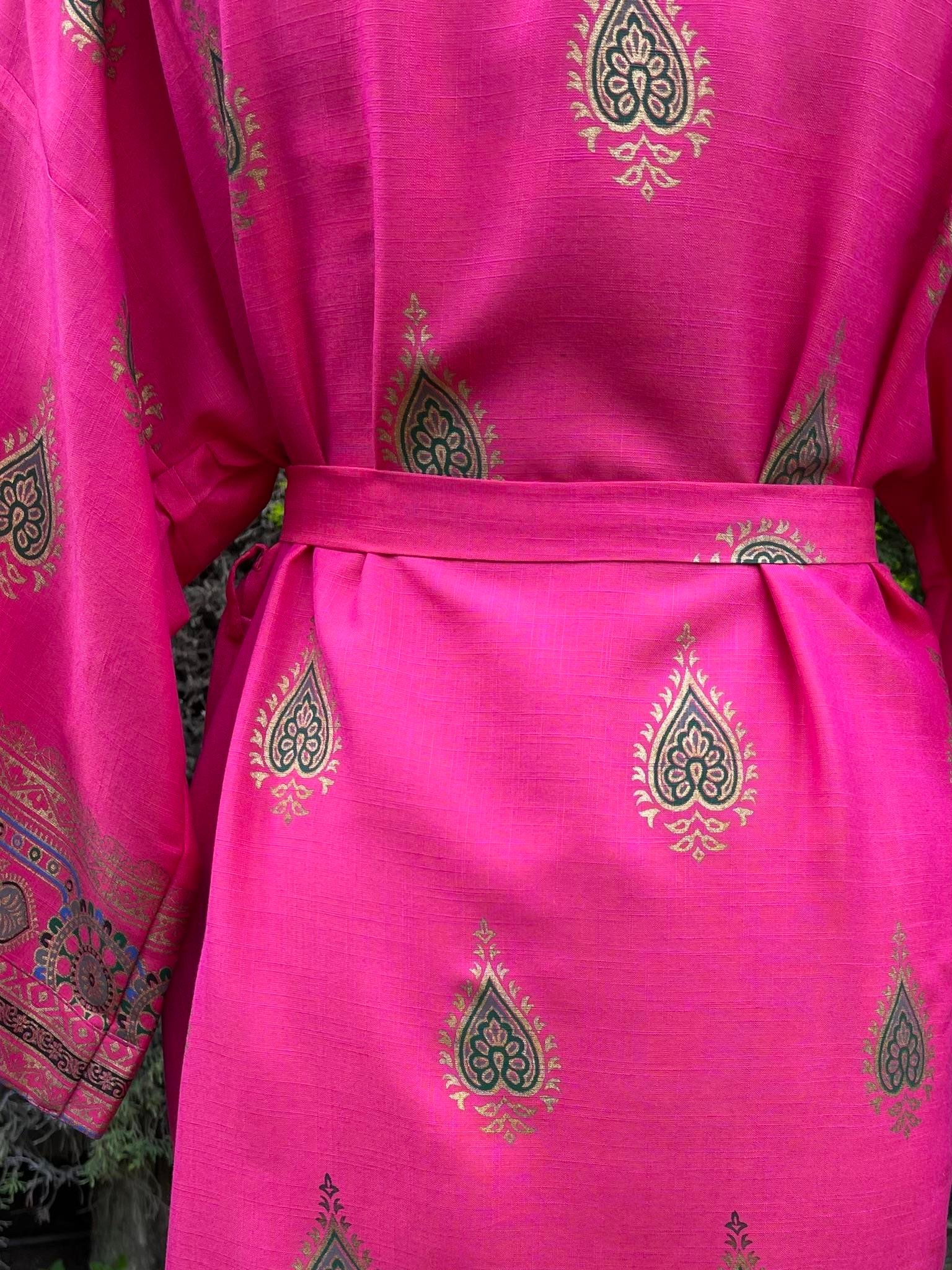 INDIAN FABRIC KIMONO