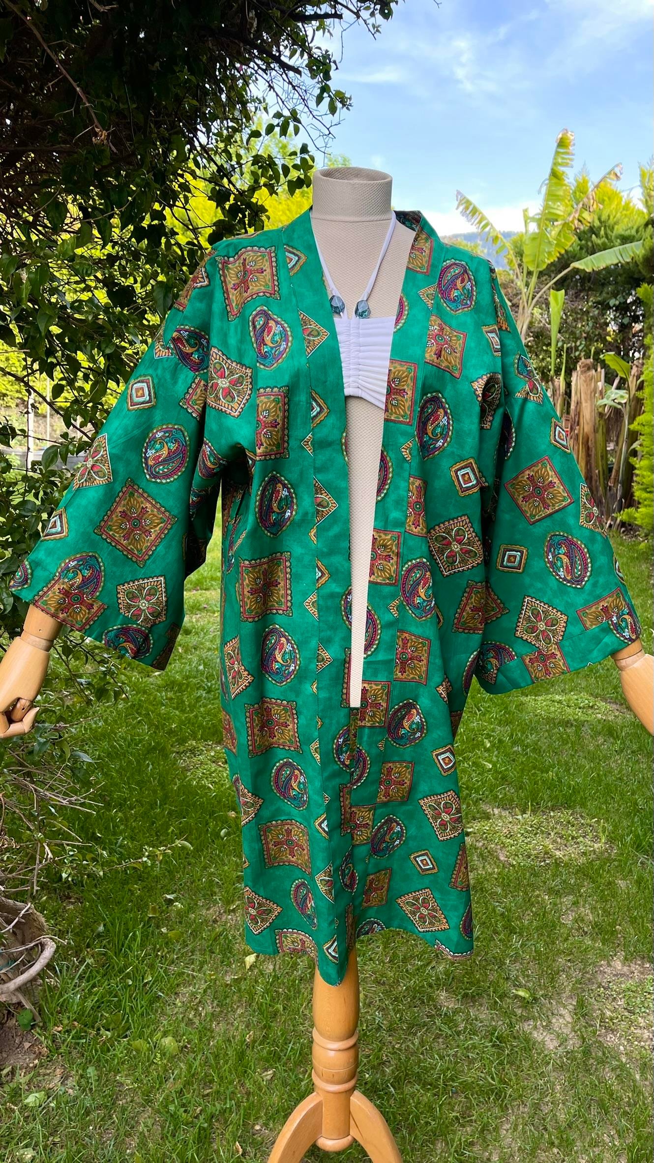 INDIAN FABRIC KIMONO