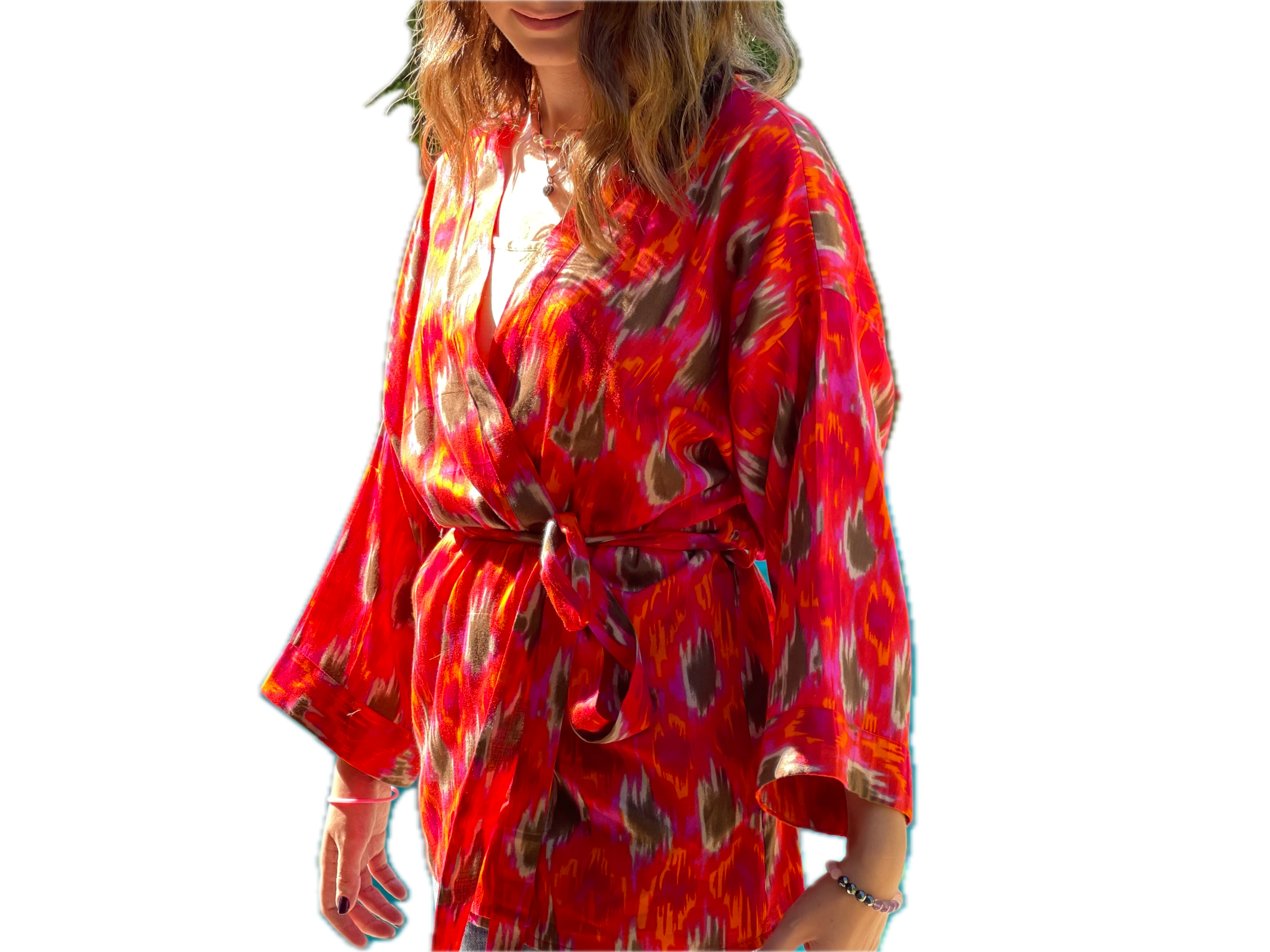 INDIAN FABRIC KIMONO