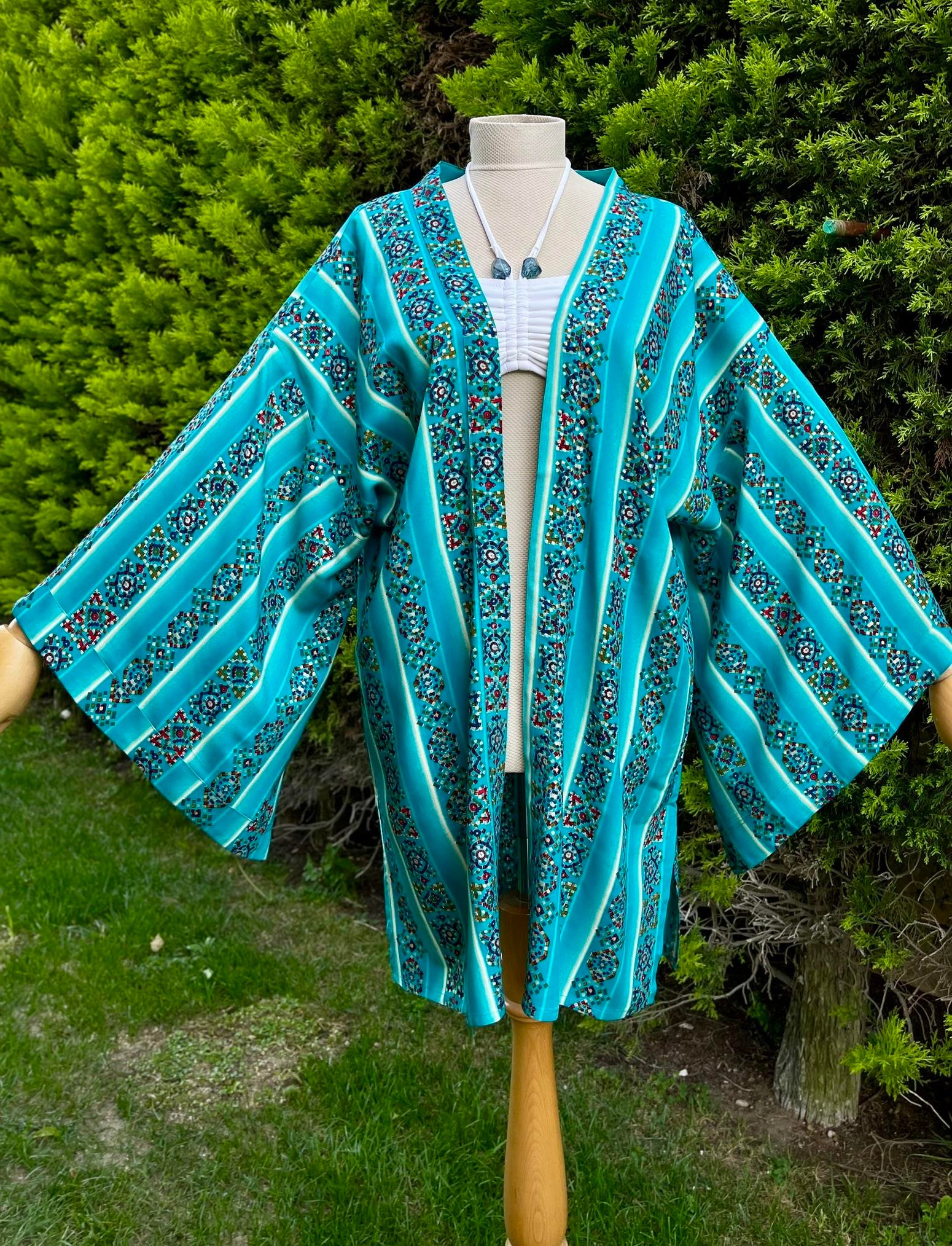 INDIAN FABRIC KIMONO