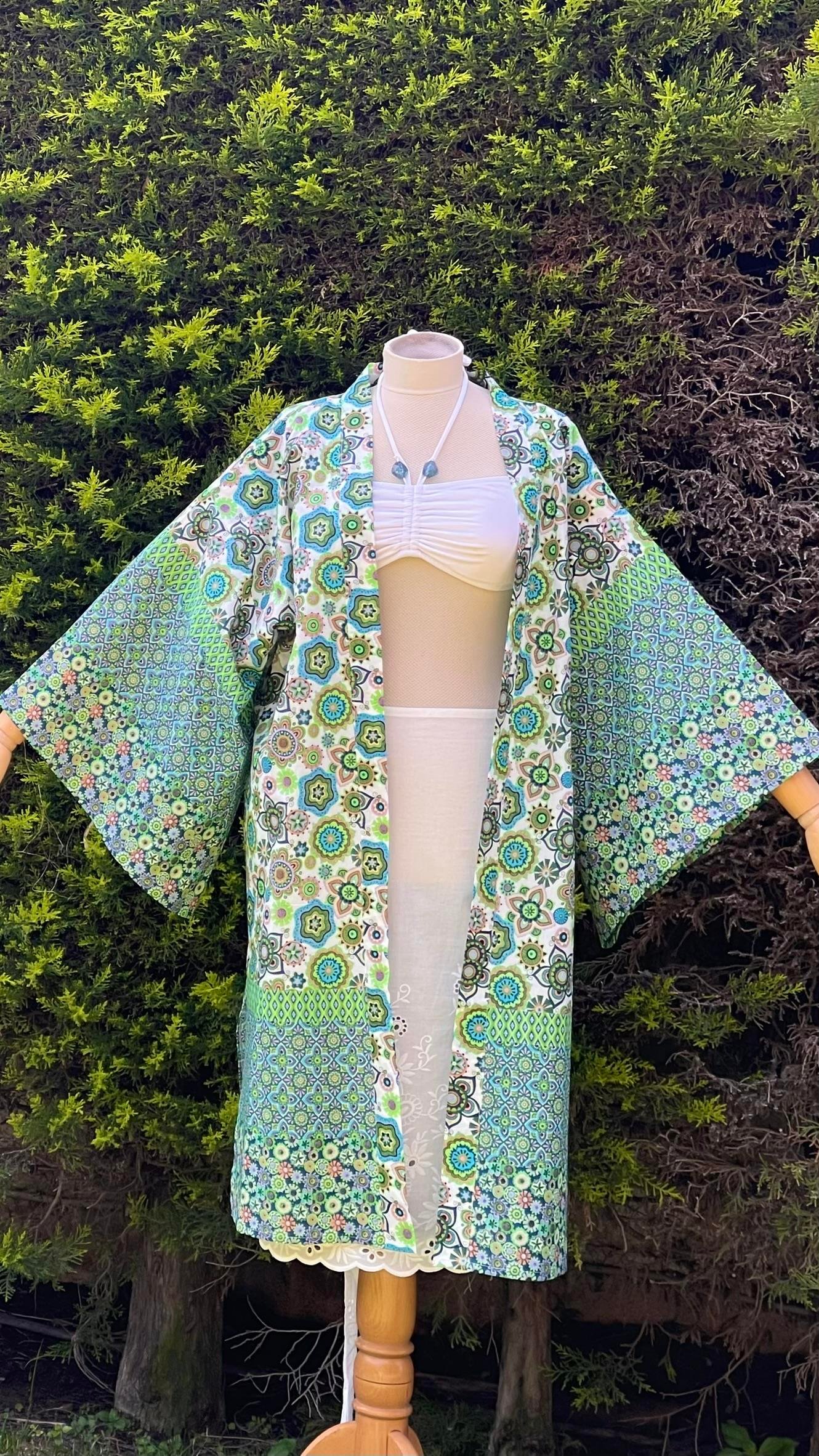 INDIAN FABRIC KIMONO