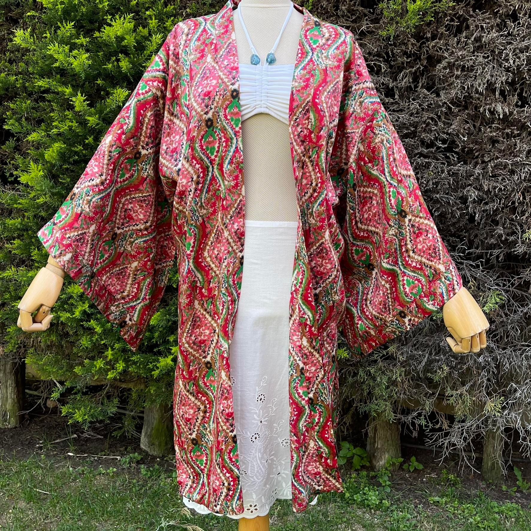 INDIAN FABRIC KIMONO