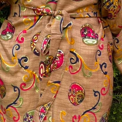 INDIAN FABRIC KIMONO