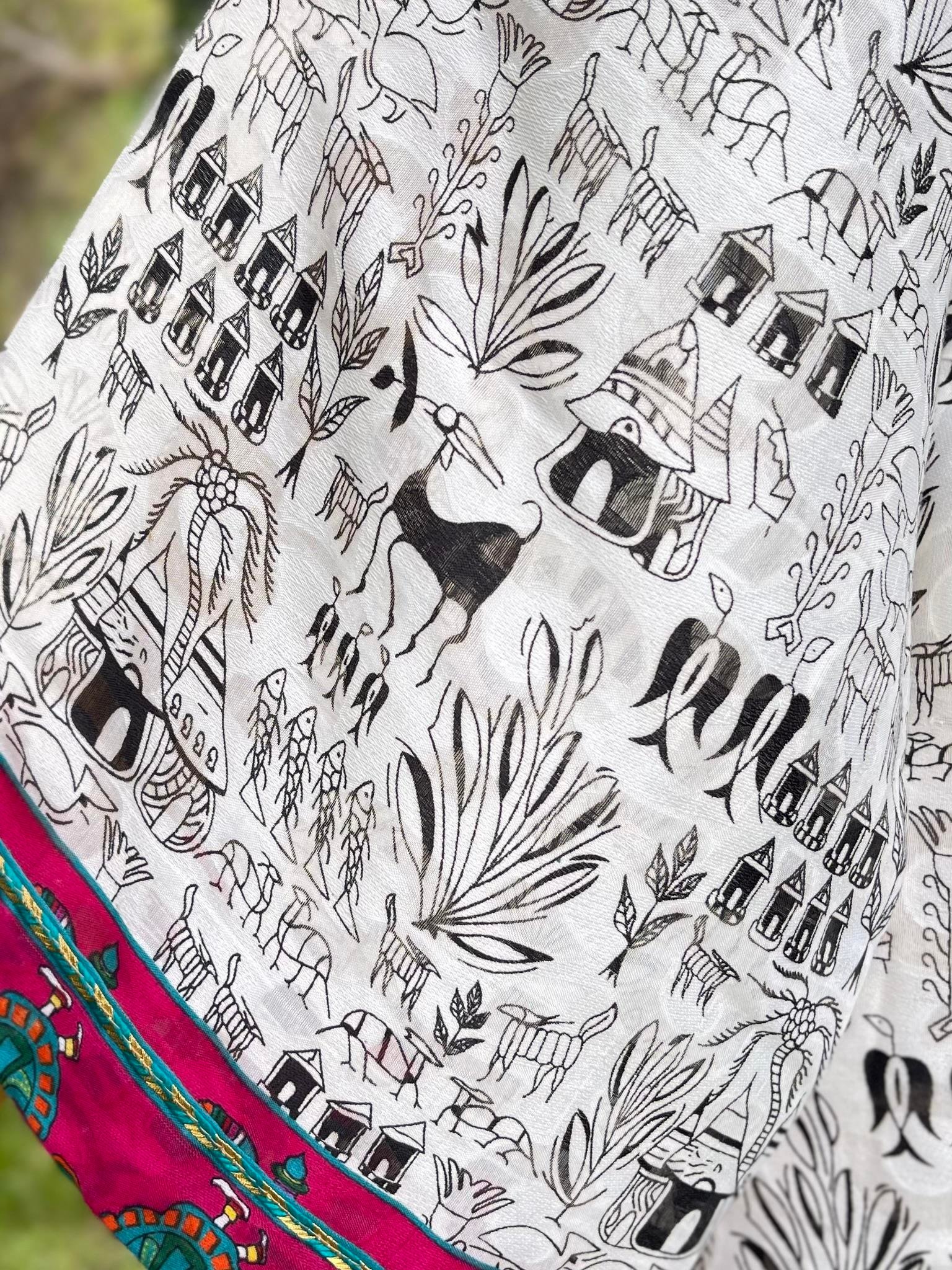 INDIAN FABRIC KIMONO