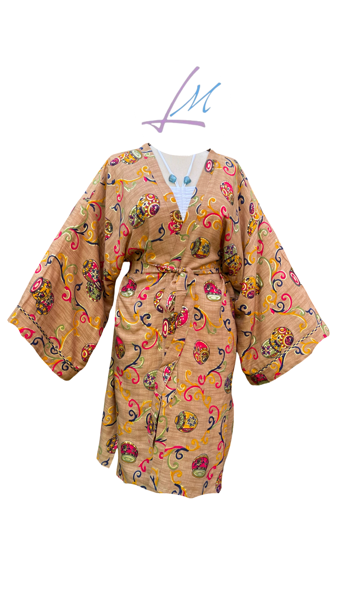 INDIAN FABRIC KIMONO
