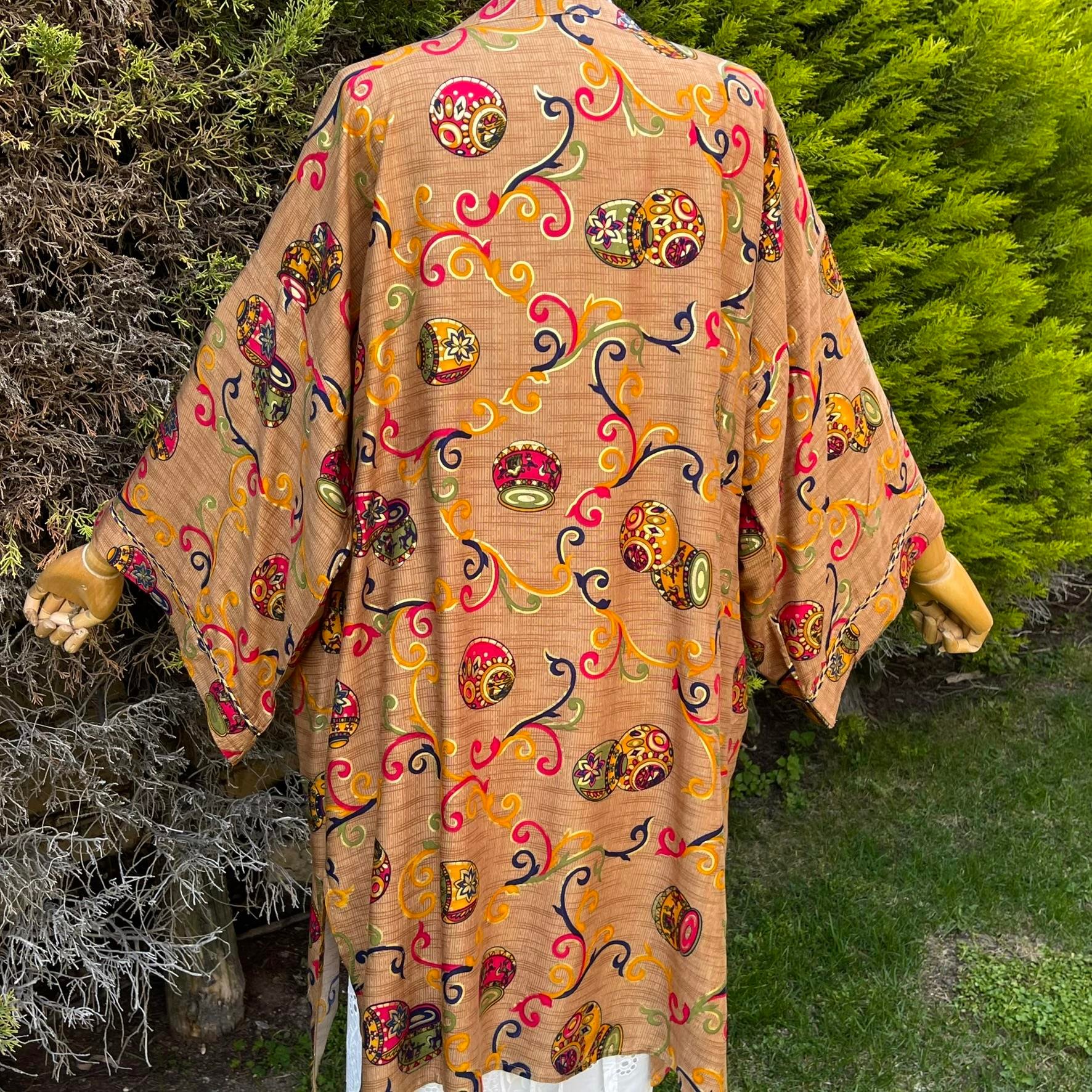 INDIAN FABRIC KIMONO