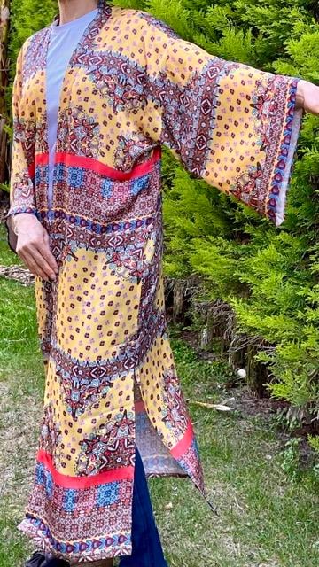 PAMUK SATEN KİMONO
