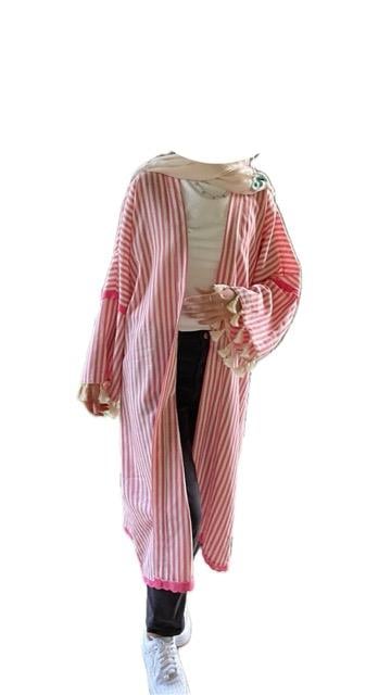 SAÇAKLI ve PAMUK DANTELLİ ABAYA