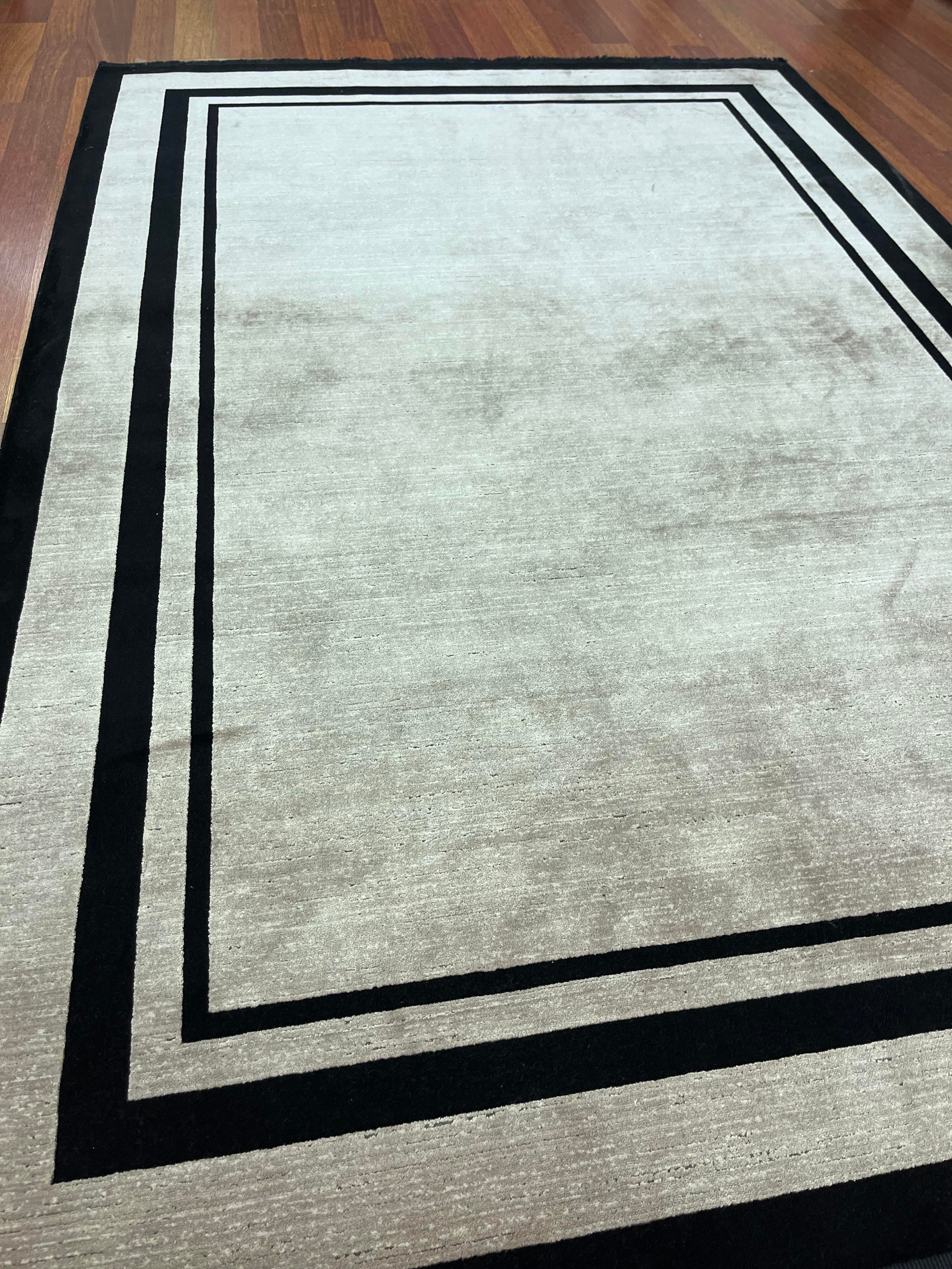 Eko Halı Lugano Lug 02 Gri-Siyah 160 x 230