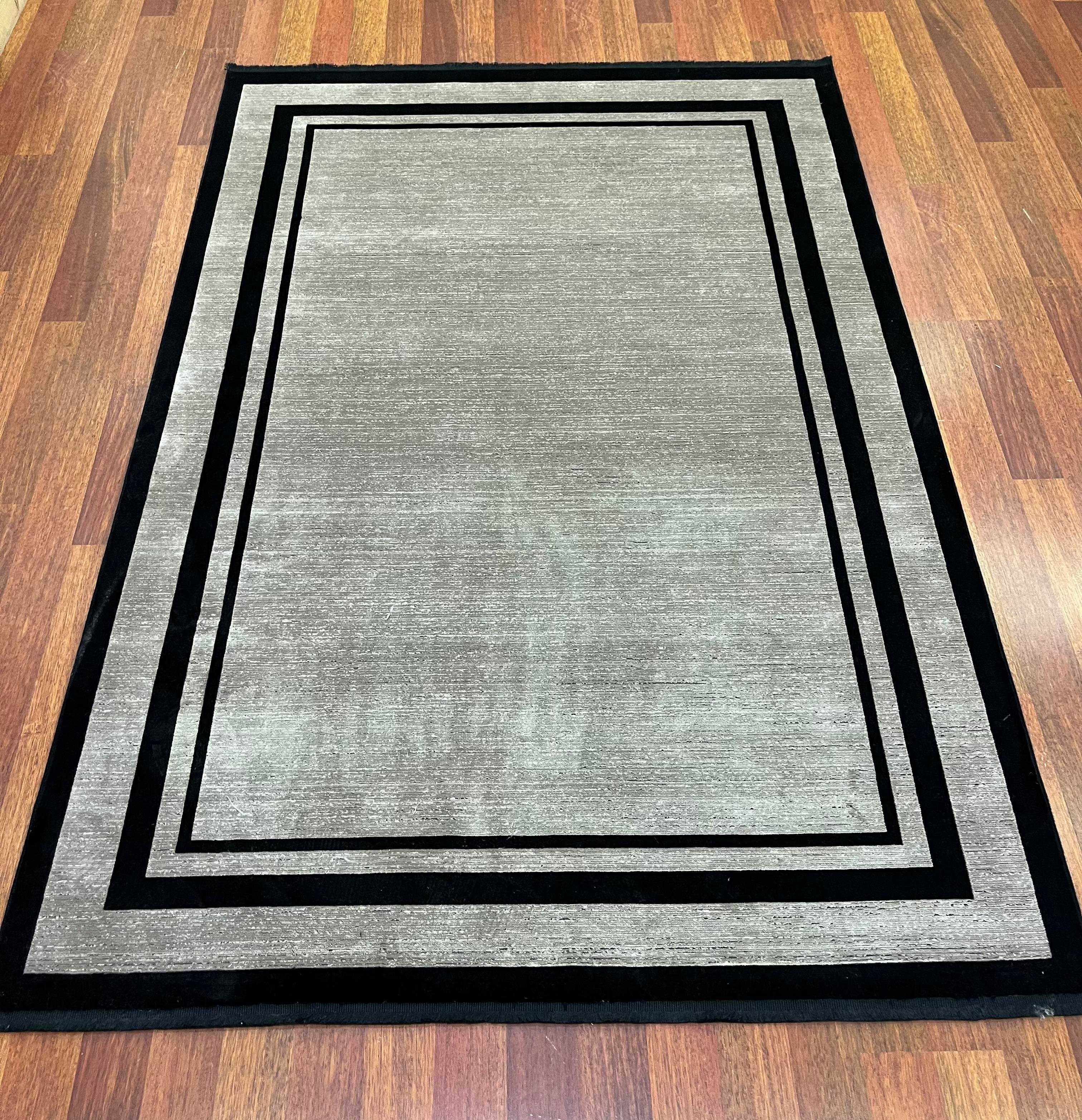Eko Halı Lugano Lug 02 Gri-Siyah 160 x 230