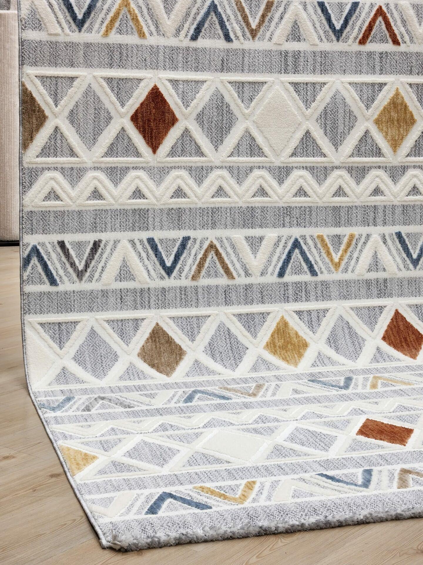Jusco Halı Palmiye 099M İskandinav Tarzı Halı (İstediğiniz Ölçüde Yapılır)