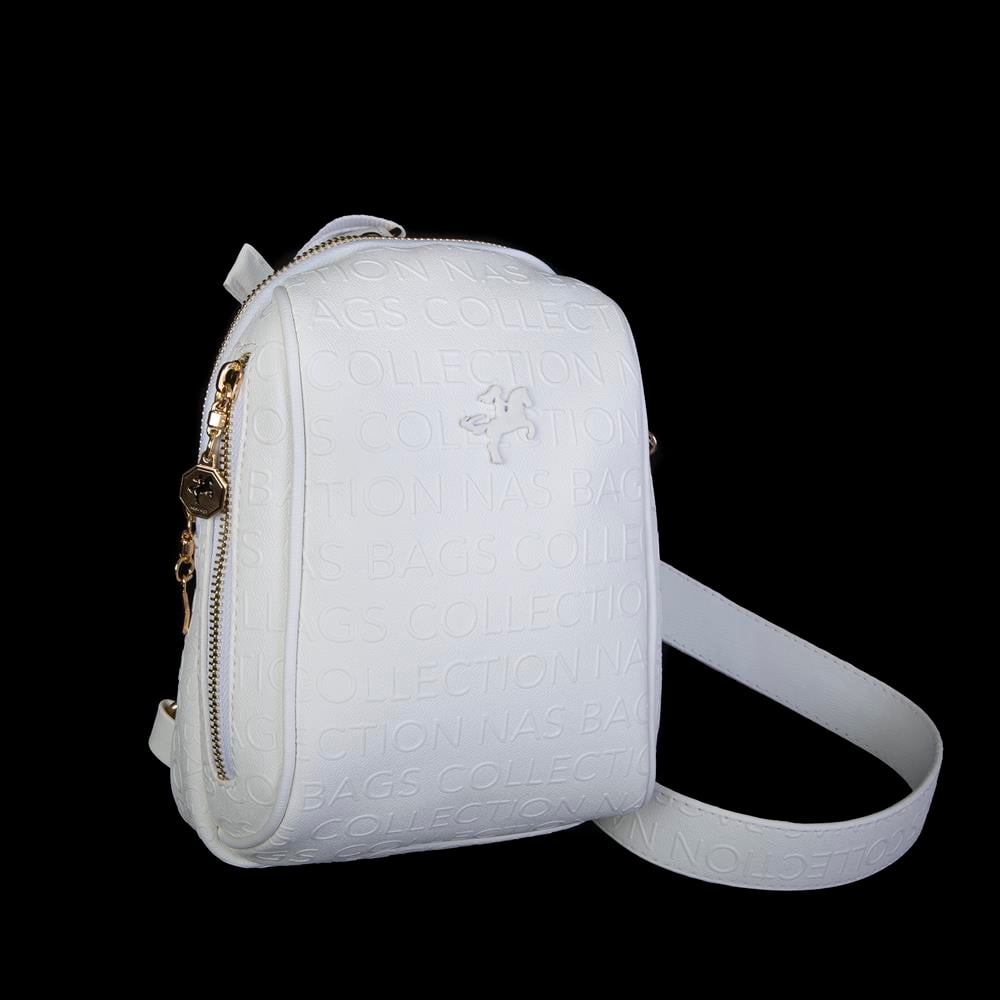 Nas Bag Bel ve Body Bag Beyaz  Gofraj