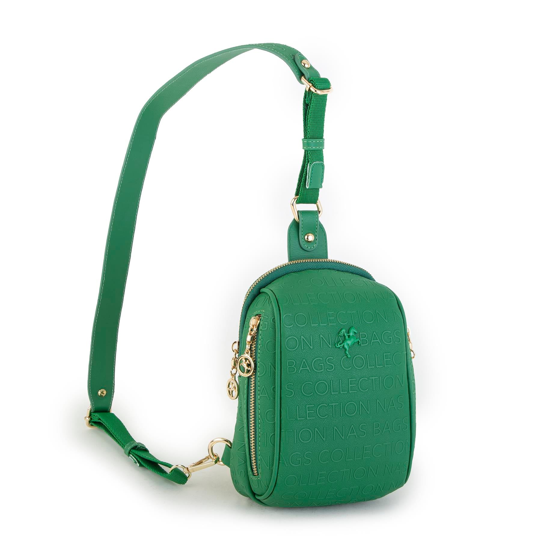 Nas Bag Bel ve Body Bag  Çim Yeşili  Gofraj