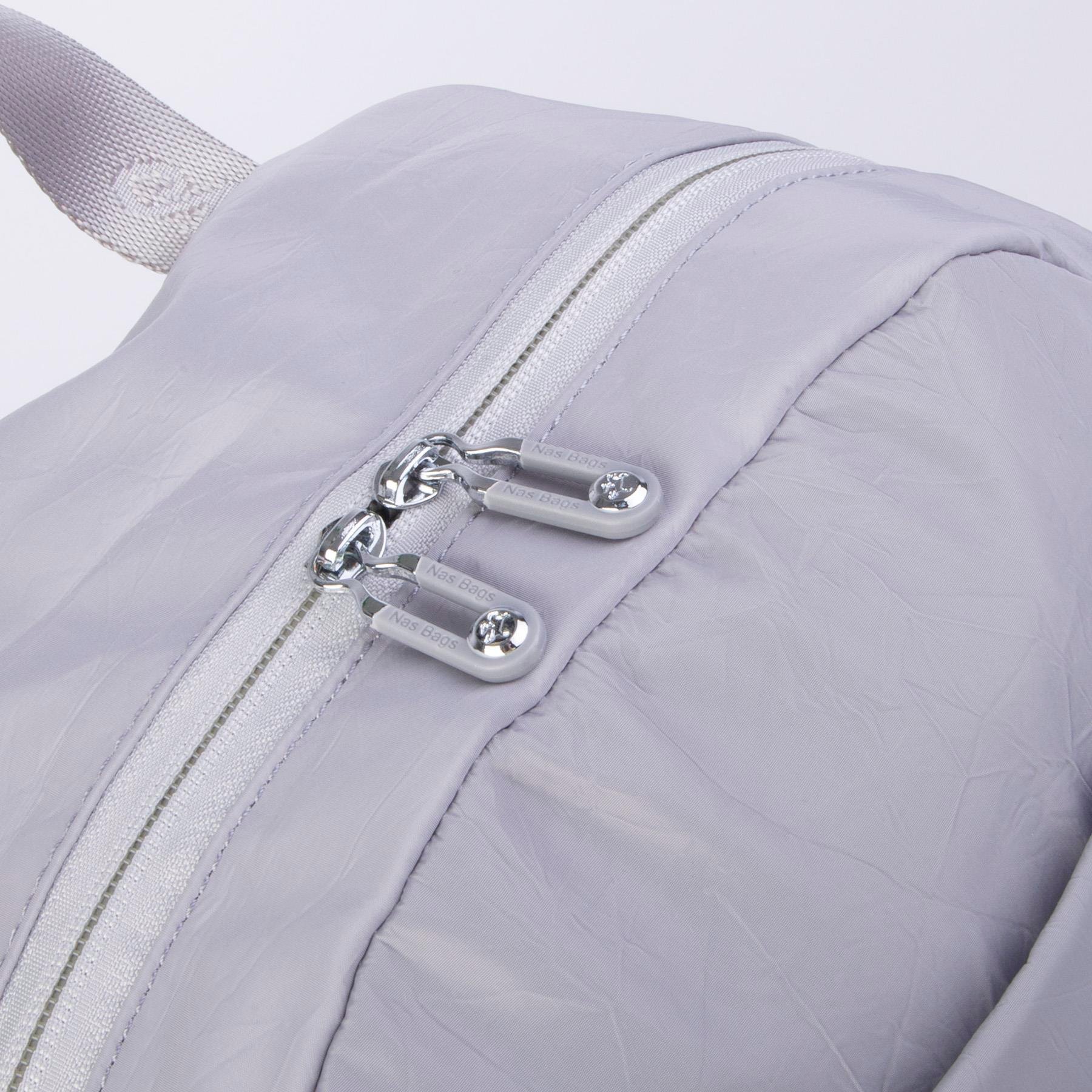 Nas Bag Büyük Boy Unisex Hafif  ve Su Geçirmez Çok Gözlü Sırt Çantası Gri