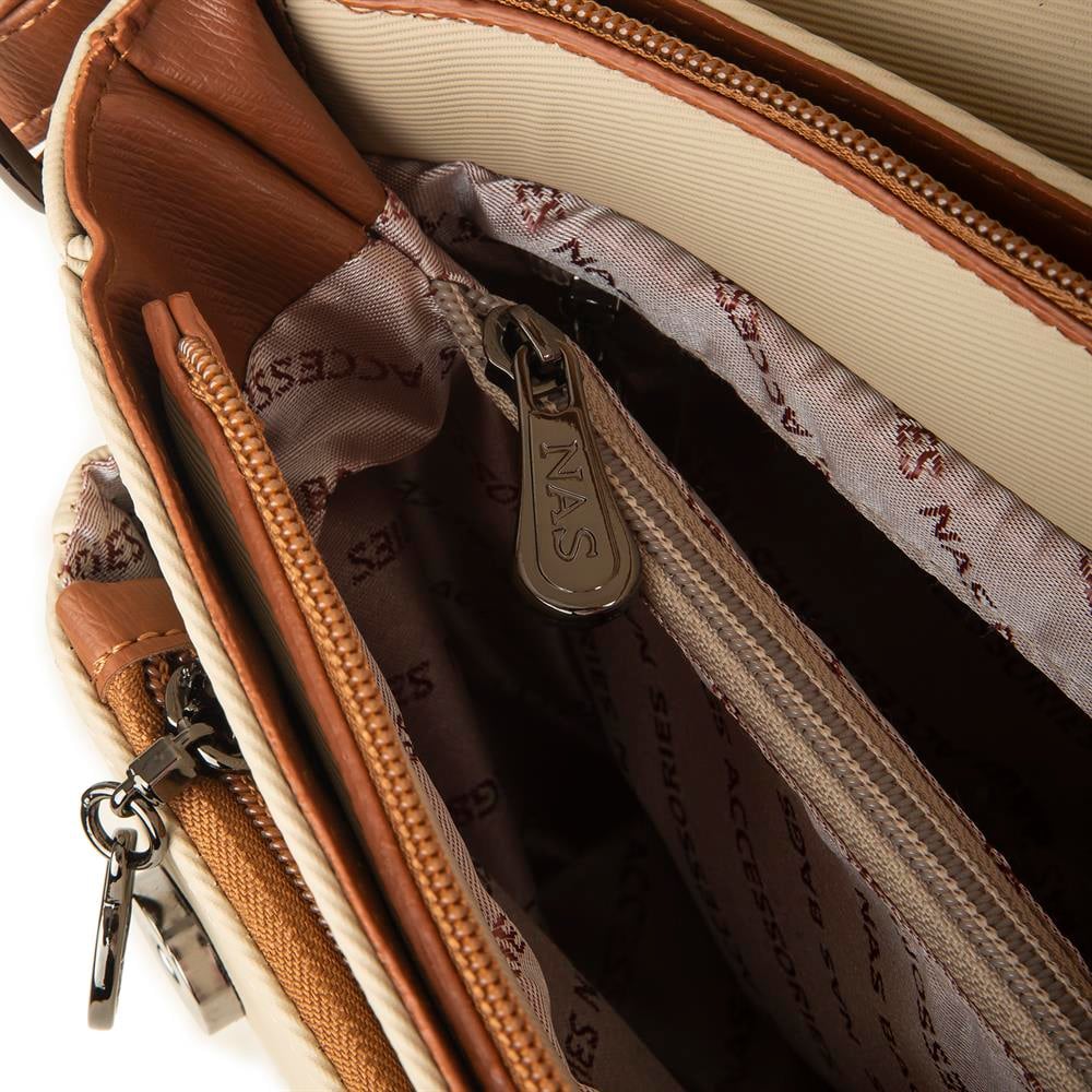 Nas Bag Çapraz Çanta Kum Taba Karaca