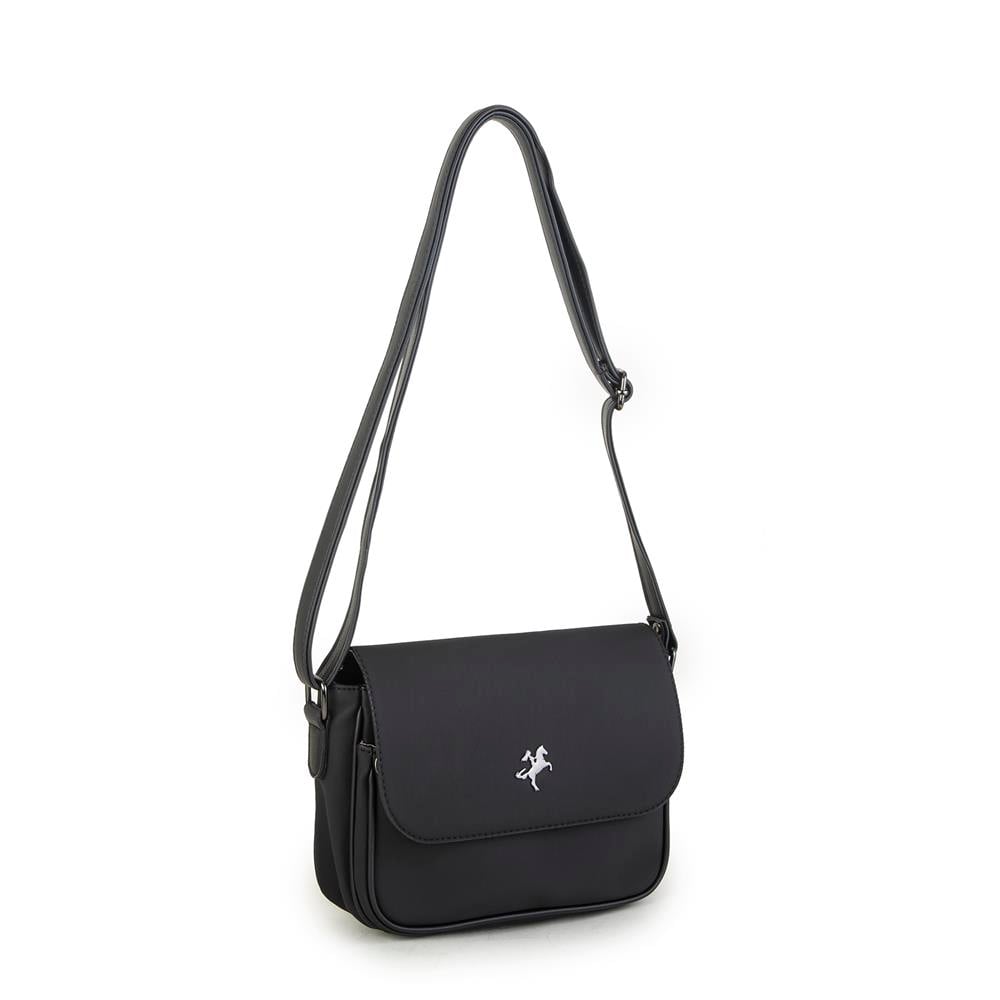 Nas Bag Çapraz Çanta Siyah Karaca