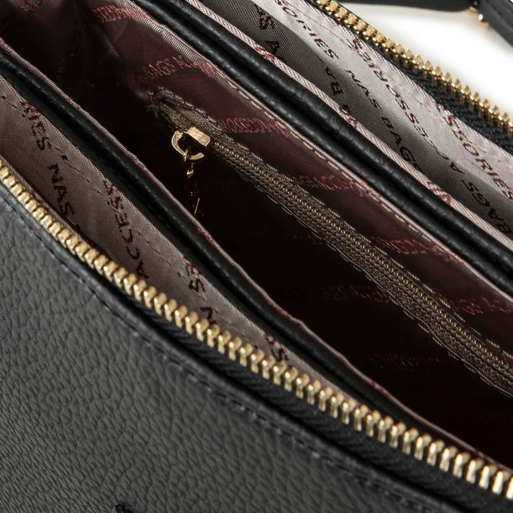 Nas Bag Çapraz Çanta Siyah Silan