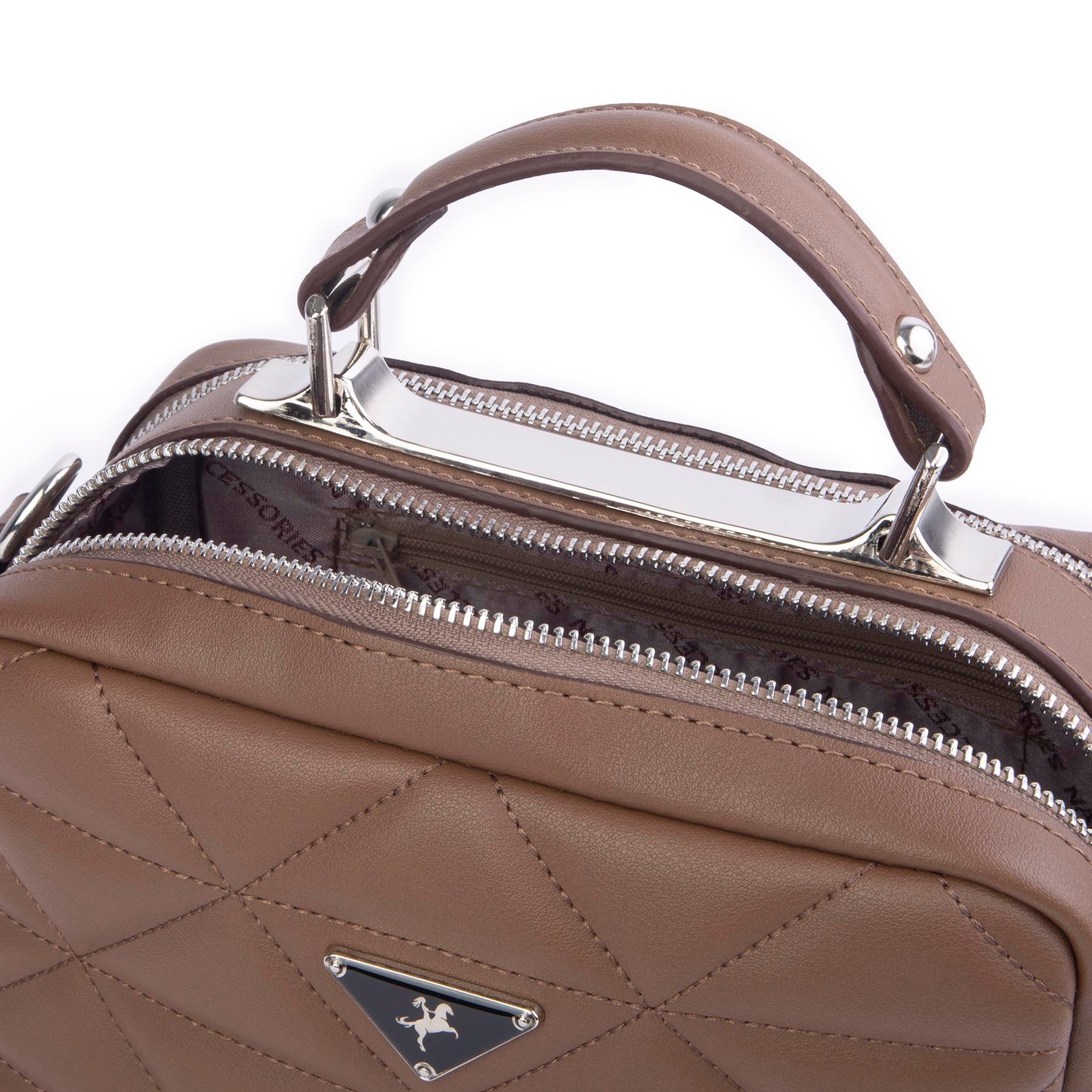 Nas Bag Çapraz Çanta Vizon  Nova