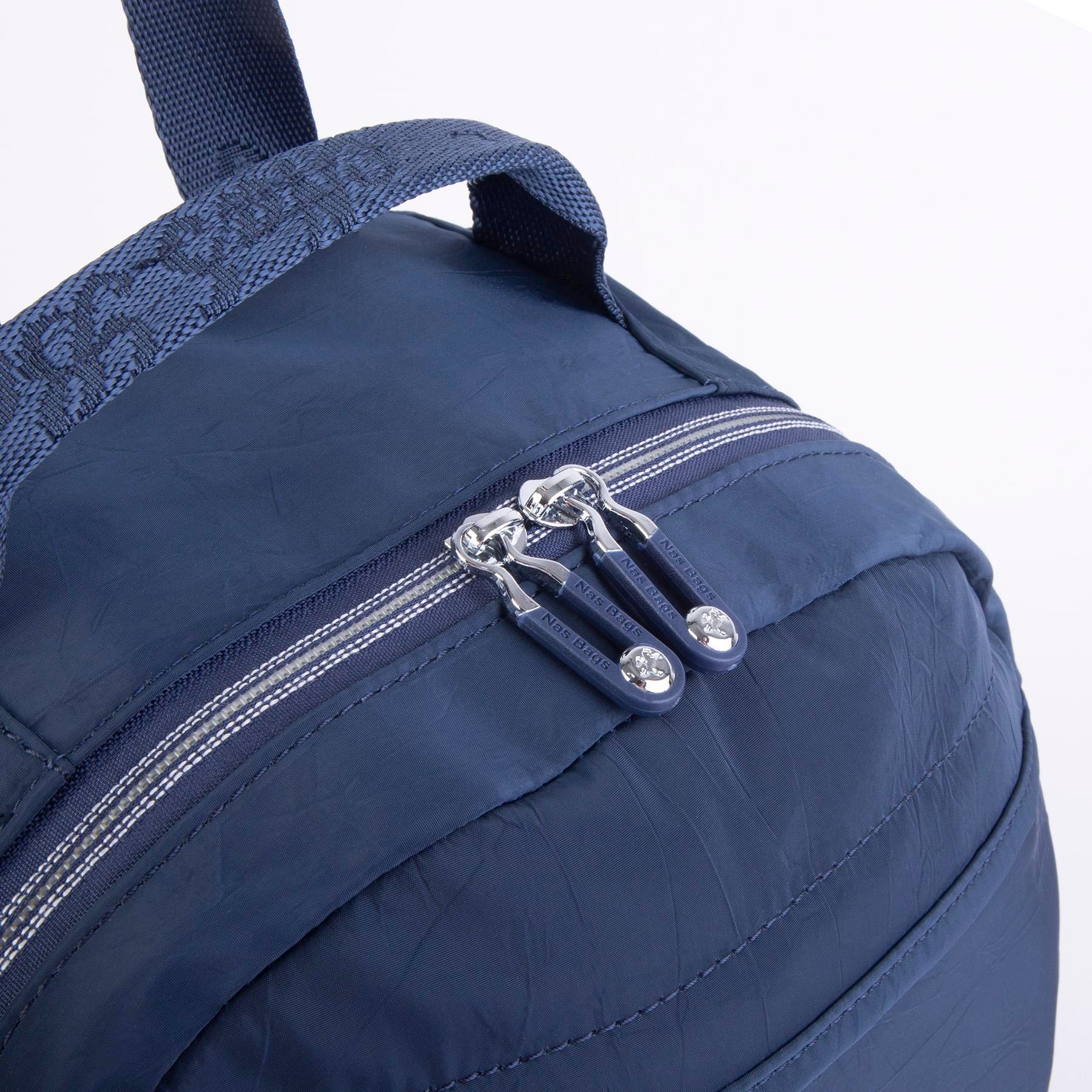Nas Bag Extra Hafif Su Geçirmez Çok Gözlü  (Waterproof) Unisex Sırt Çantası 30x40 cm Lacivert