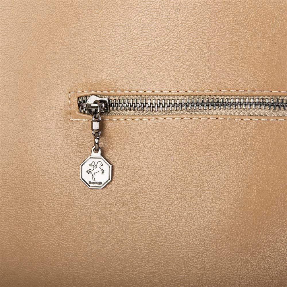 Nas Bag Kadın Büyük Boy Omuz Çantası Kum Taba Nero