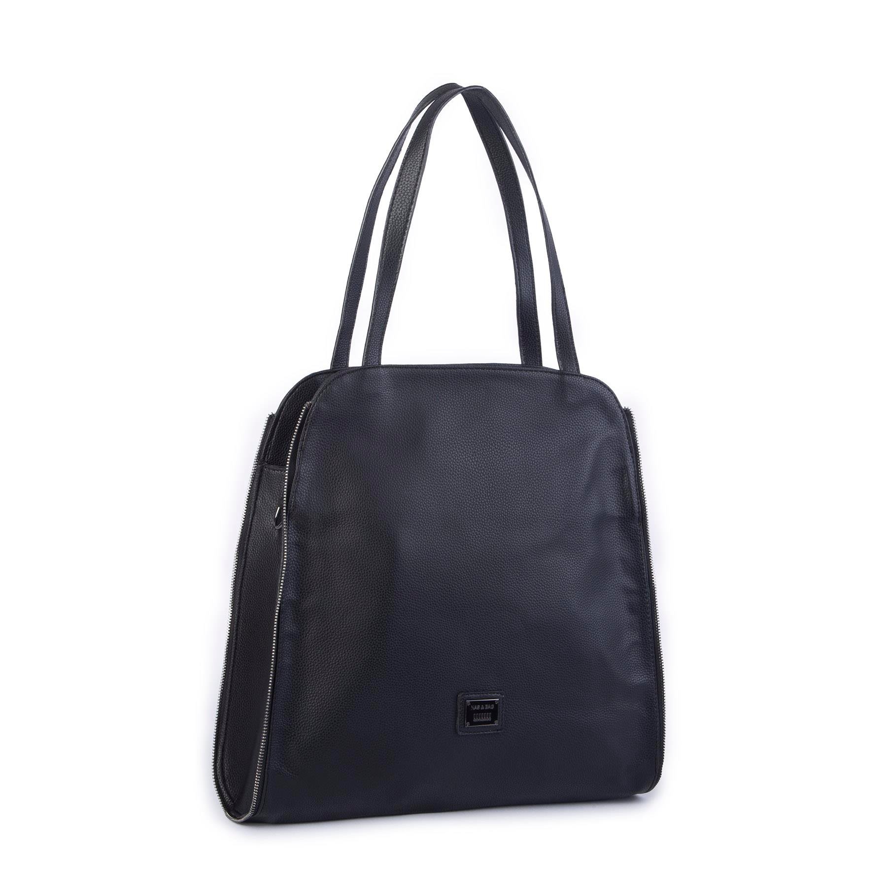 Nas Bag Kadın Büyük Boy Omuz Çantası Siyah Lopez