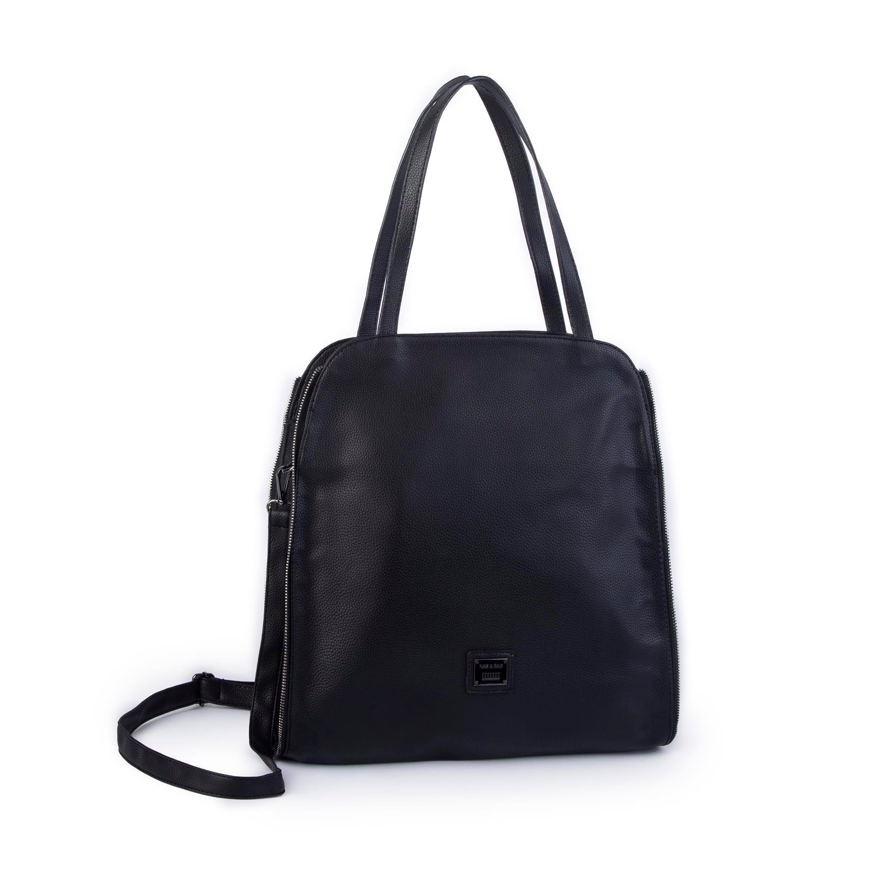 Nas Bag Kadın Büyük Boy Omuz Çantası Siyah Lopez