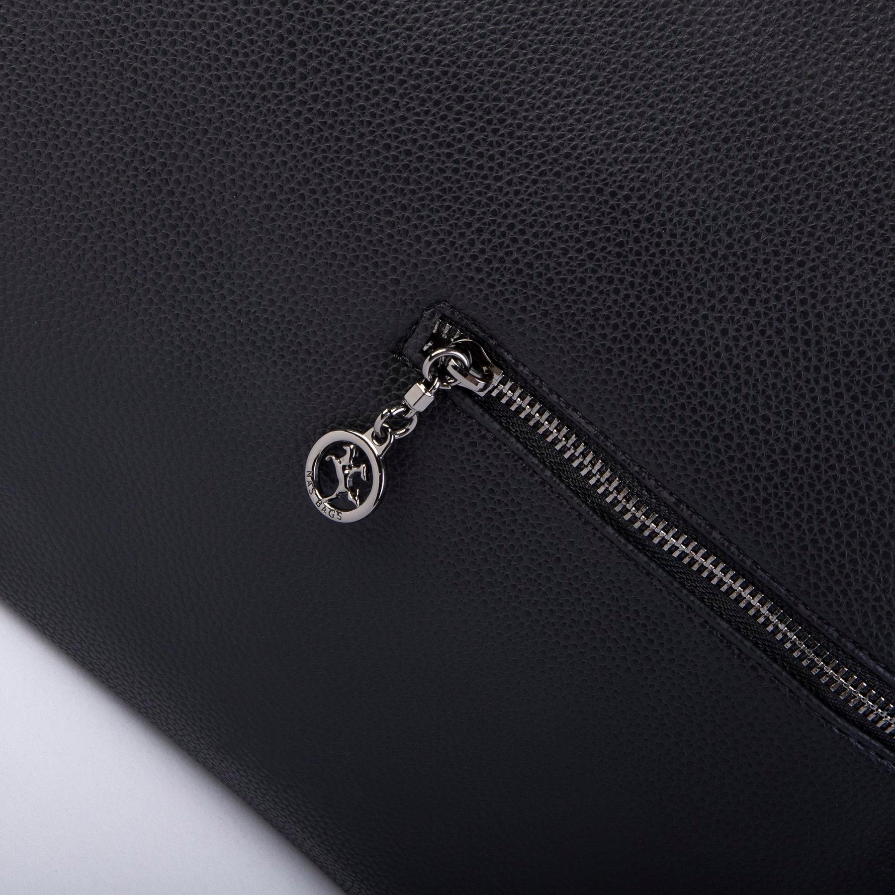 Nas Bag Kadın Büyük Boy Omuz Çantası Siyah Lopez