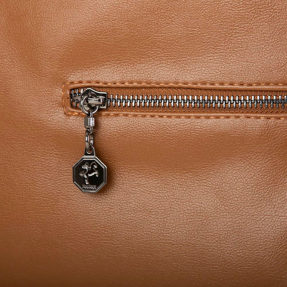 Nas Bag Kadın Büyük Boy Omuz Çantası Taba Kum Nero