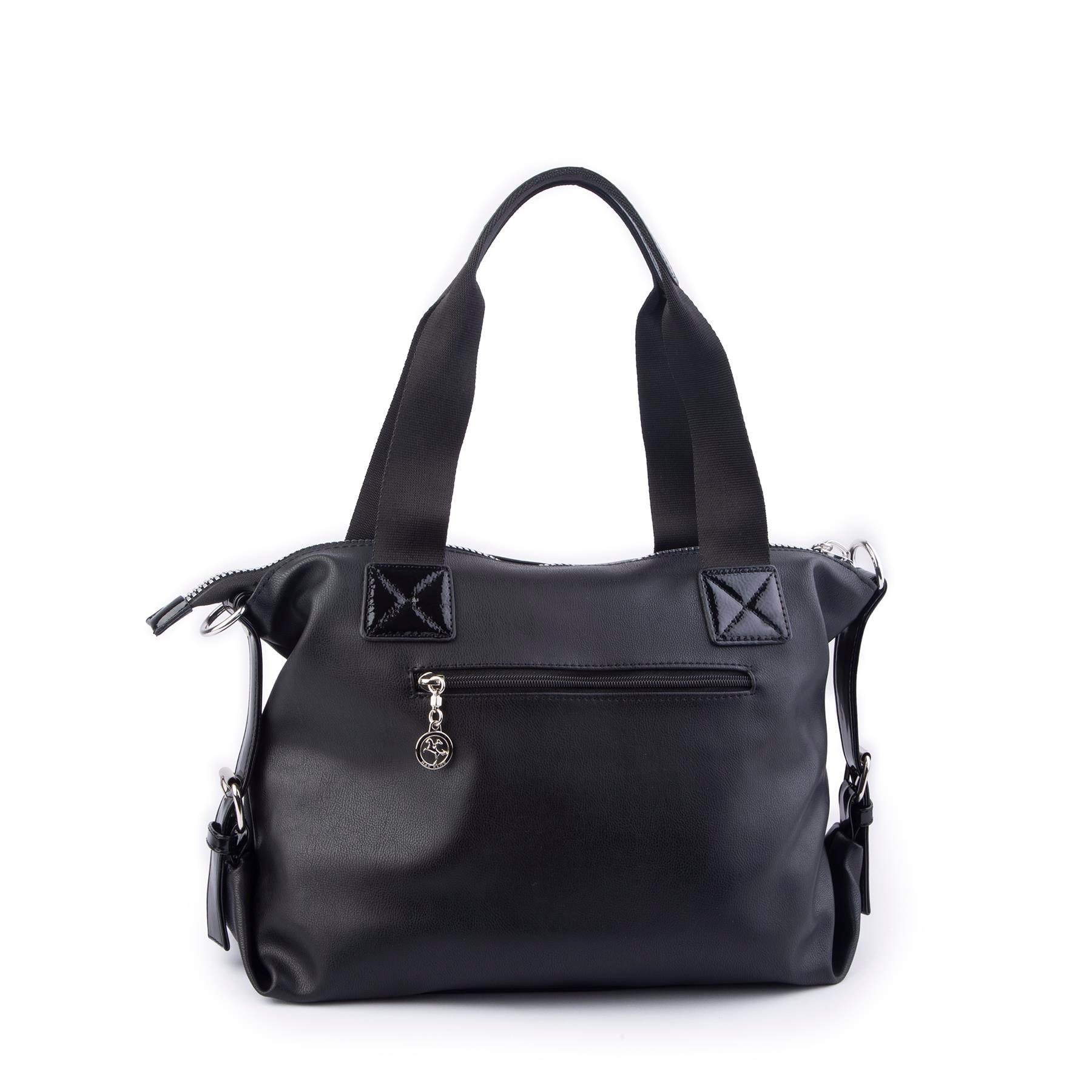 Nas Bag Kadın Çanta Omuz ve Çapraz Çanta Siyah Nero (en=38 , boy = 25)
