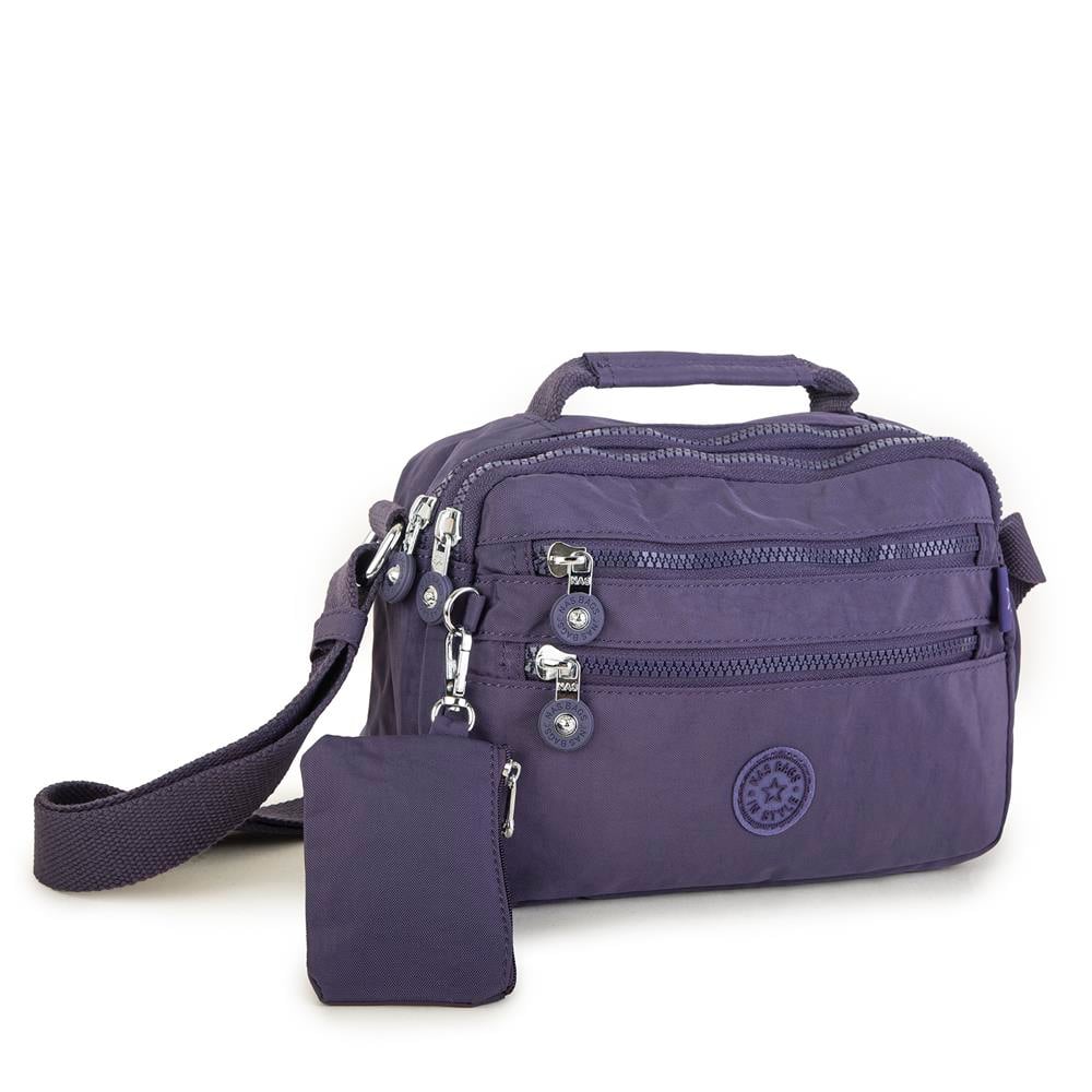 Nas Bag Kadın Çapraz Çanta Koyu Mor