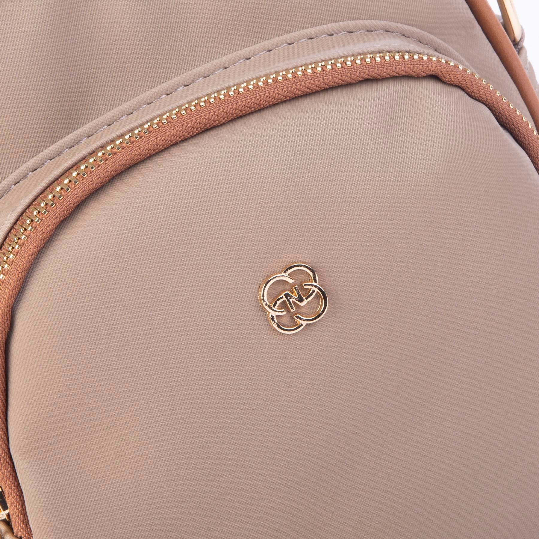 Nas Bag Kadın Çapraz Çanta Vizon  Taba Buzzy 