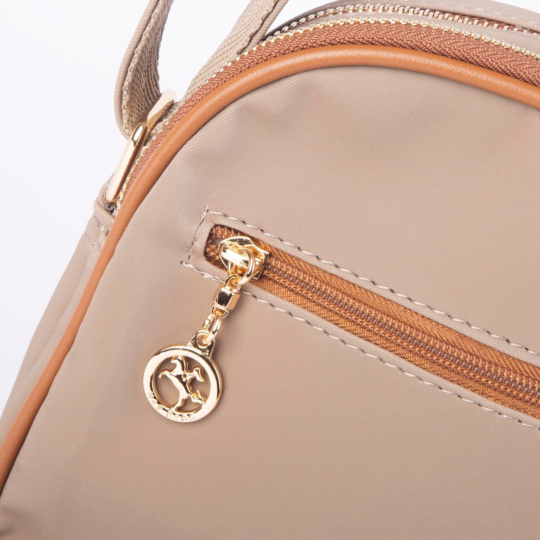 Nas Bag Kadın Çapraz Çanta Vizon  Taba Buzzy 