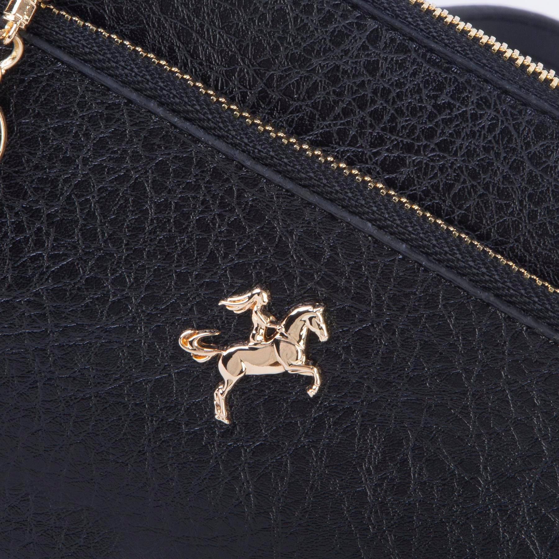 Nas Bag Kadın Çapraz ve Clutch Çanta Bilek ve Çapraz Askılı (24x15 cm) Siyah Victoria 