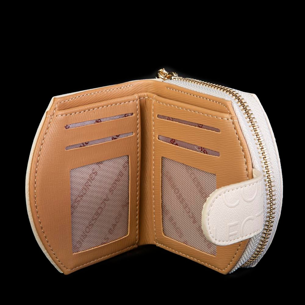 Nas Bag Kadın Çok Fonksiyonlu Cüzdan Krem Camel Gofraj