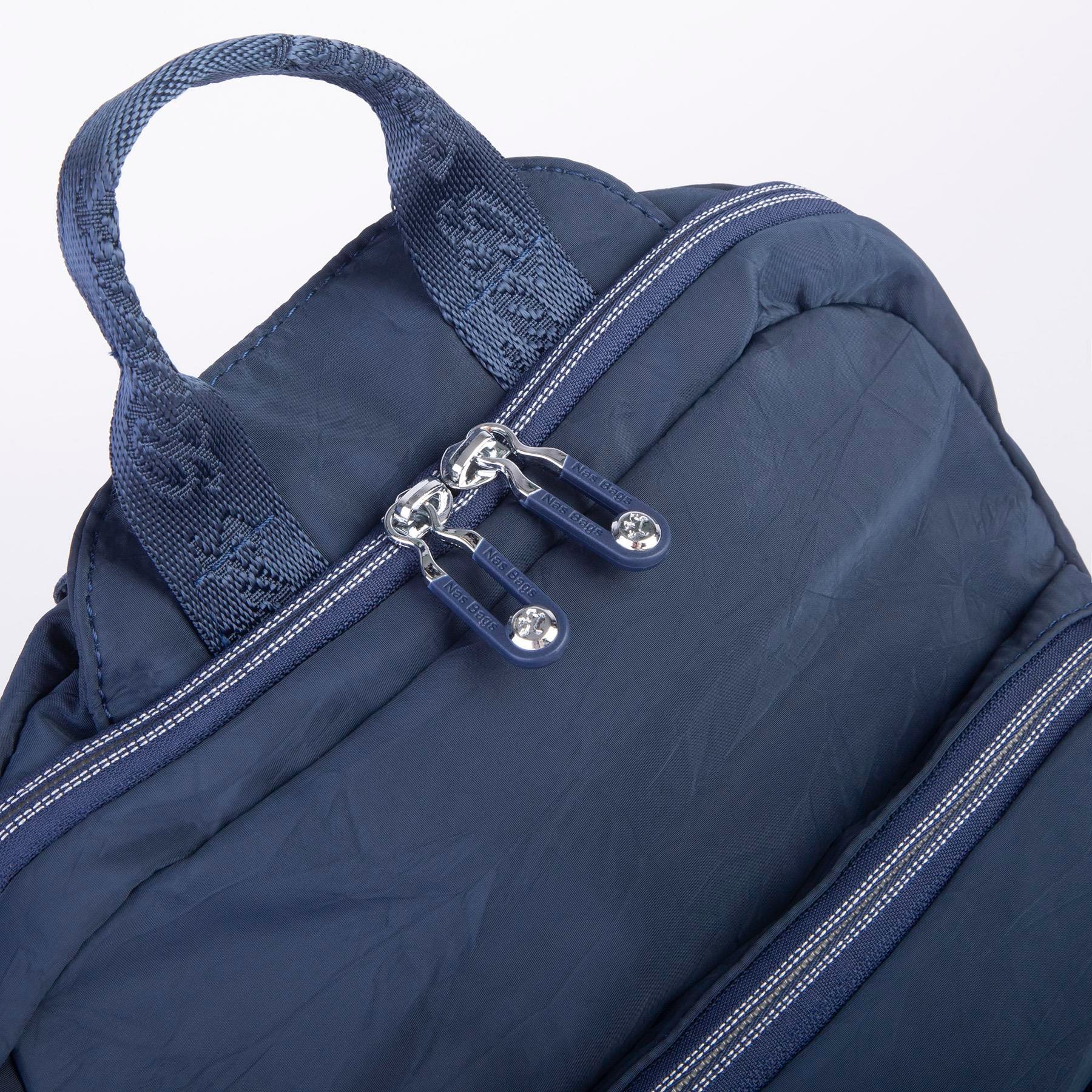 Nas Bag Kadın Çok Gözlü Su Geçirmez (water proof ) Ultra Hafif Sırt Çantası Lacivert