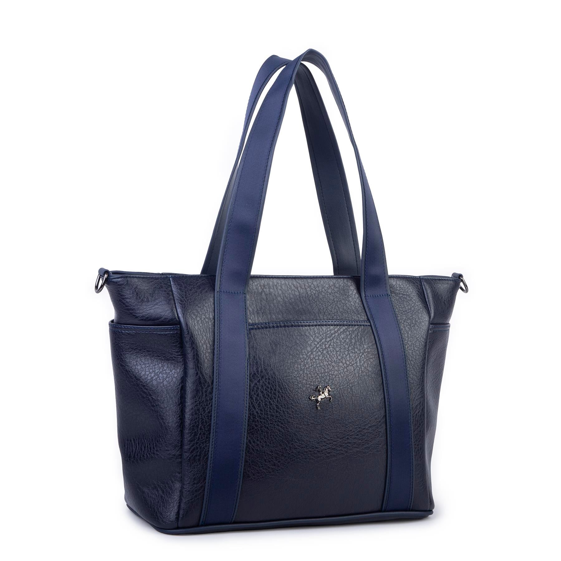 Nas Bag Kadın Extra Büyük Omuz Çantası ve Spor Çantası ( 46x36 cm ) Lacivert Victoria