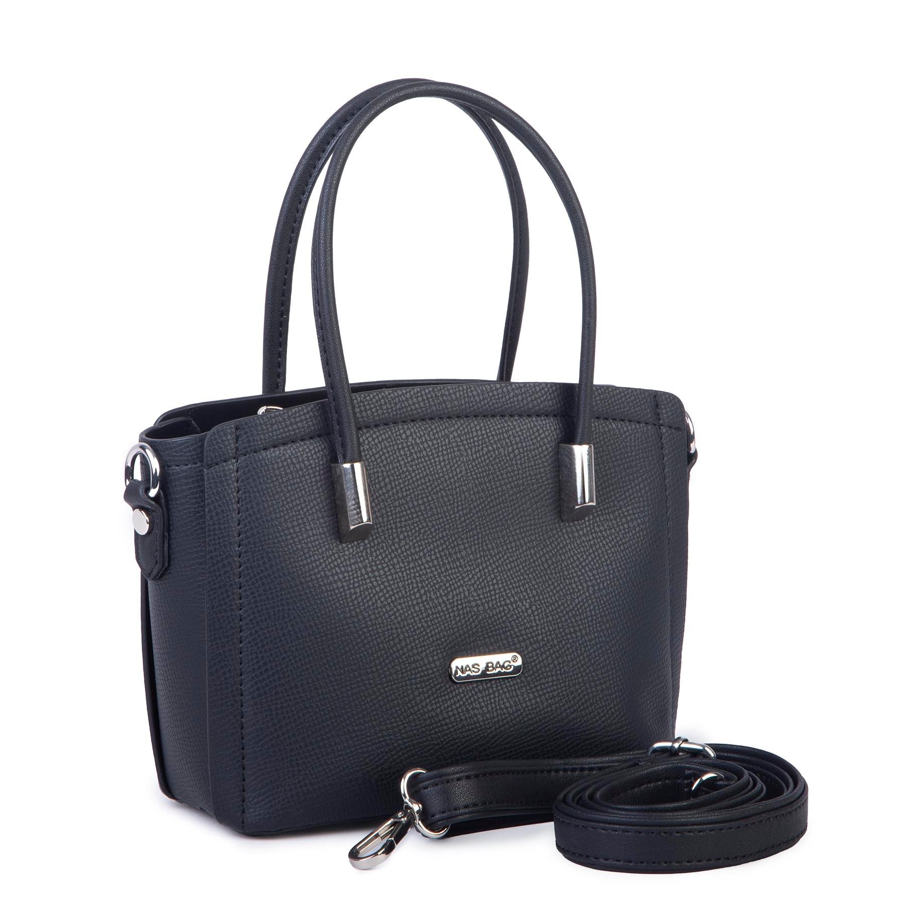 Nas Bag Kadın Mini El ve Çapraz Çanta Siyah 