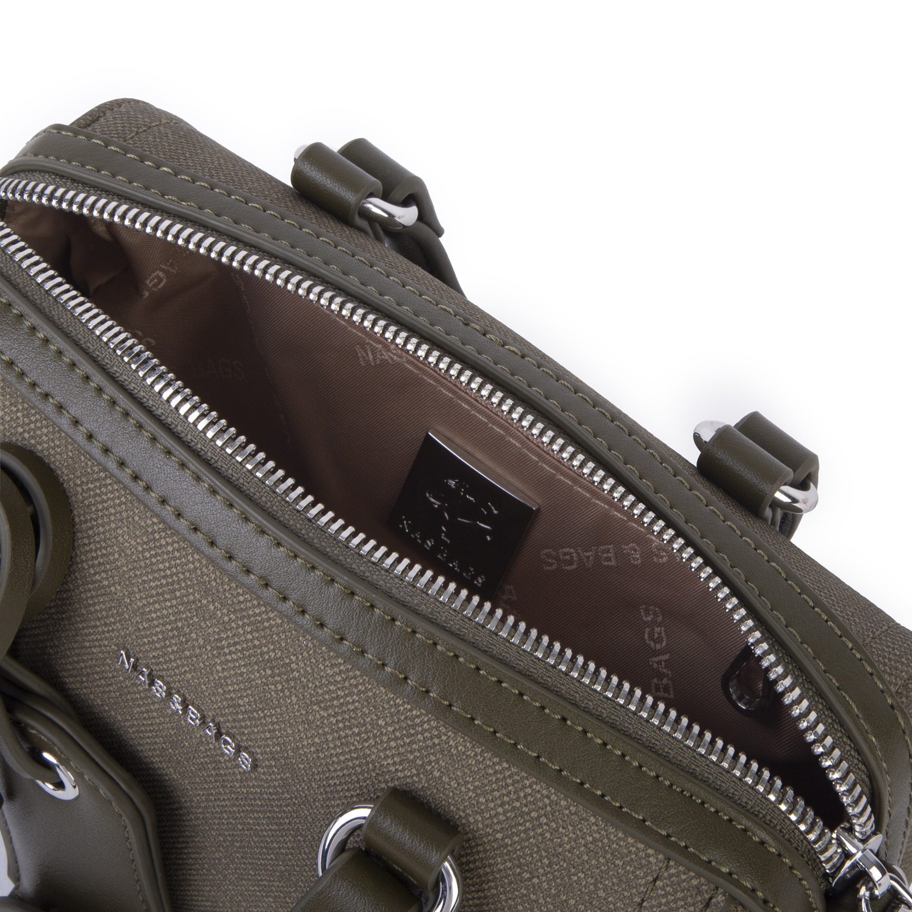 Nas Bag Kadın Premium Mini 2li set El Omuz ve Çapraz Çanta ile Cüzdan Seti Yeşil
