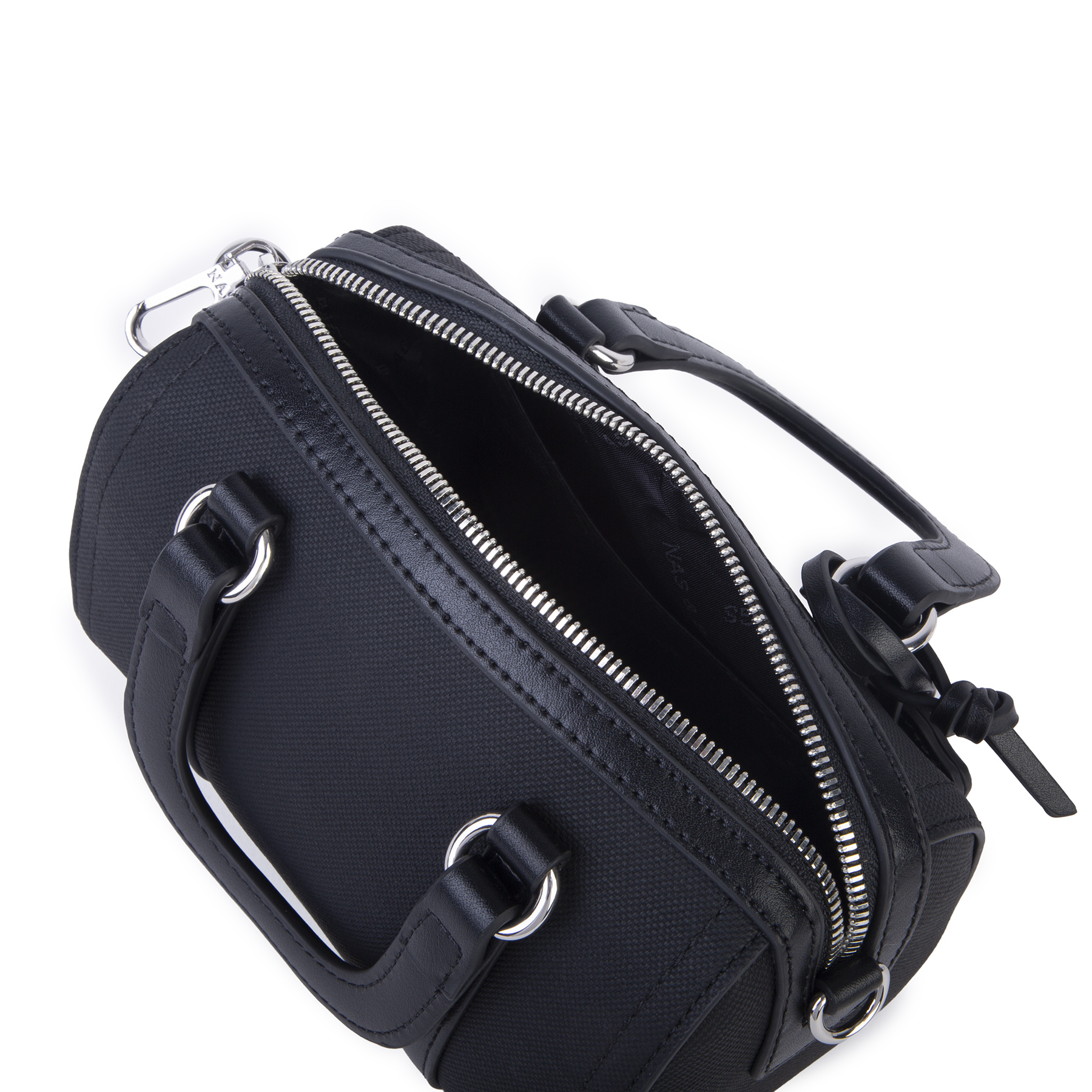 Nas Bag Kadın Premium Mini 2li set El Omuz ve Çapraz Çanta ile Cüzdan Seti Siyah