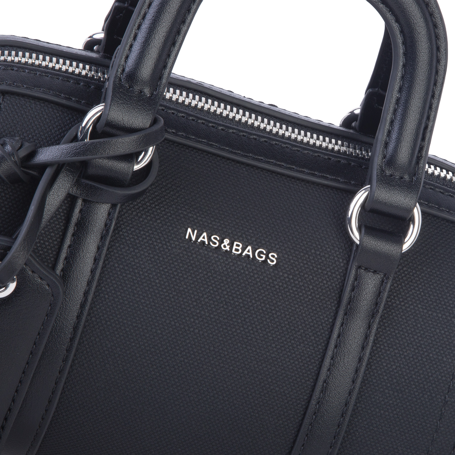 Nas Bag Kadın Premium Mini 2li set El Omuz ve Çapraz Çanta ile Cüzdan Seti Siyah