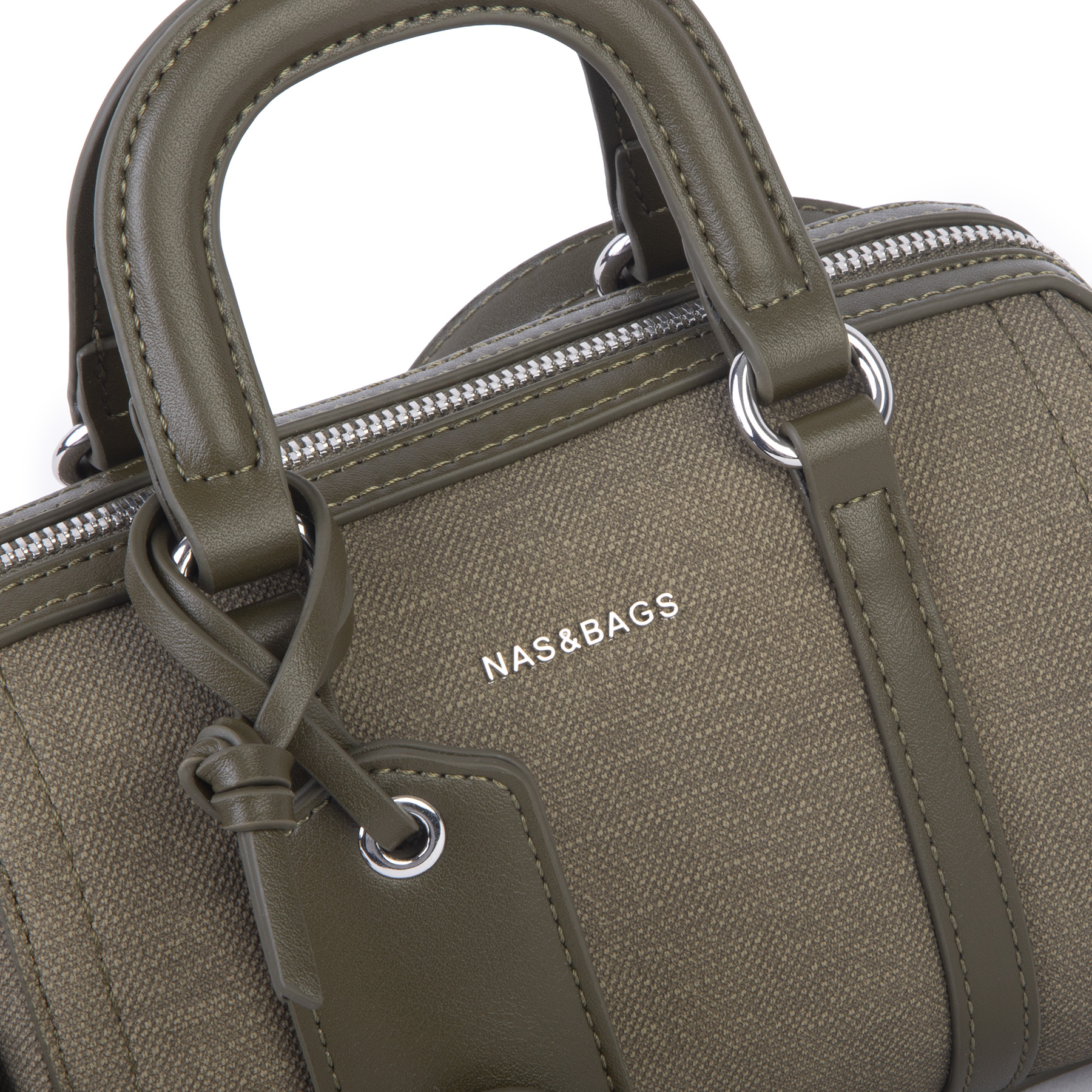 Nas Bag Kadın Premium Mini 2li set El Omuz ve Çapraz Çanta ile Cüzdan Seti Yeşil