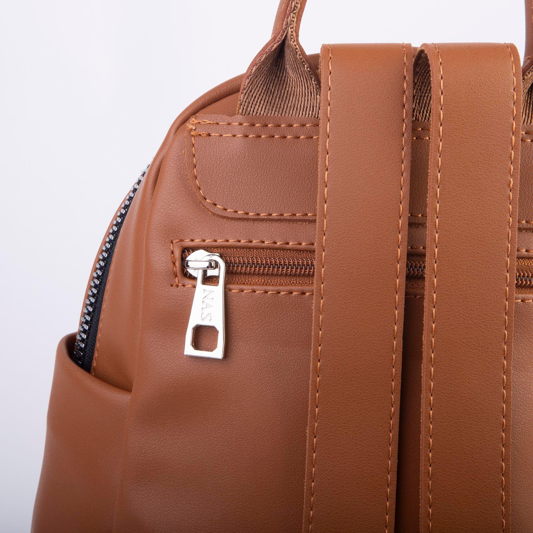 Nas Bag Kadın Sırt Çantası Yeni Sezon Rahat Tasarım Taba Dona