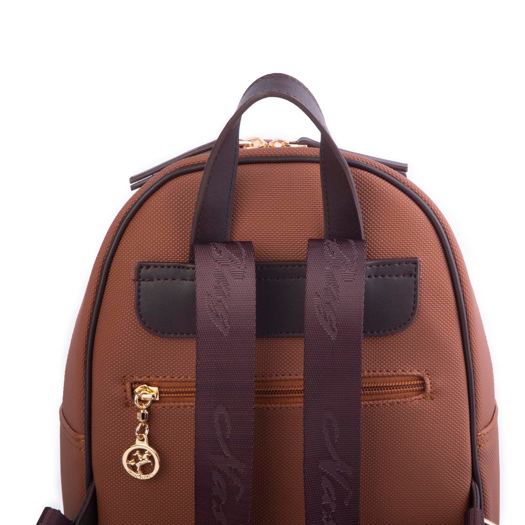 Nas Bag Kadın Spor Sırt Çantası Taba Kahve Lacst