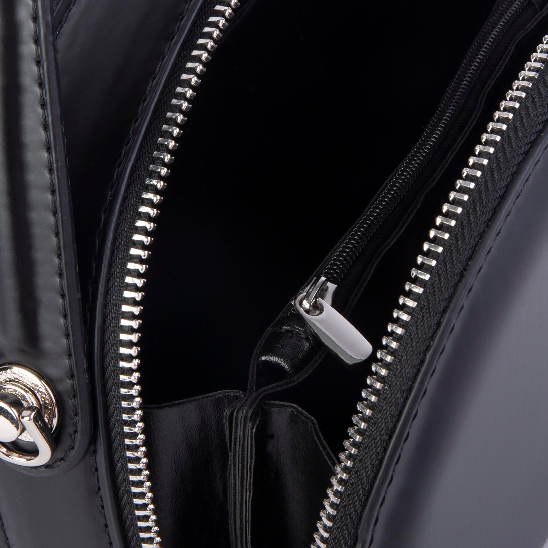 Nas Bag Mini Kadın El ve Çapraz Çanta Siyah Zra (17x17 cm)