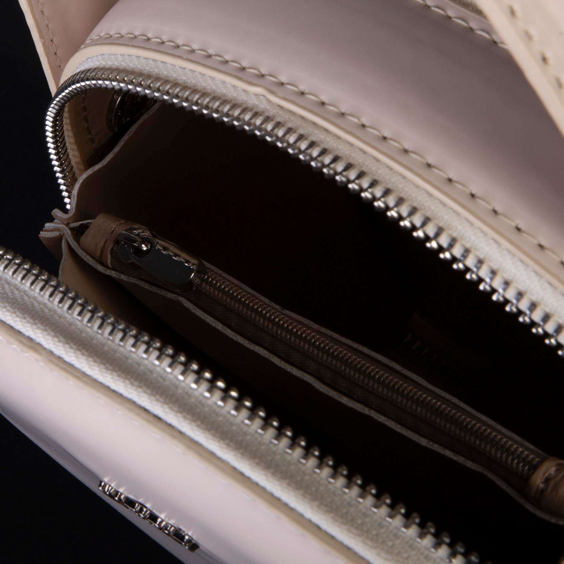 Nas Bag Mini Kadın El ve Çapraz Çanta Krem  Zra (17x17 cm)