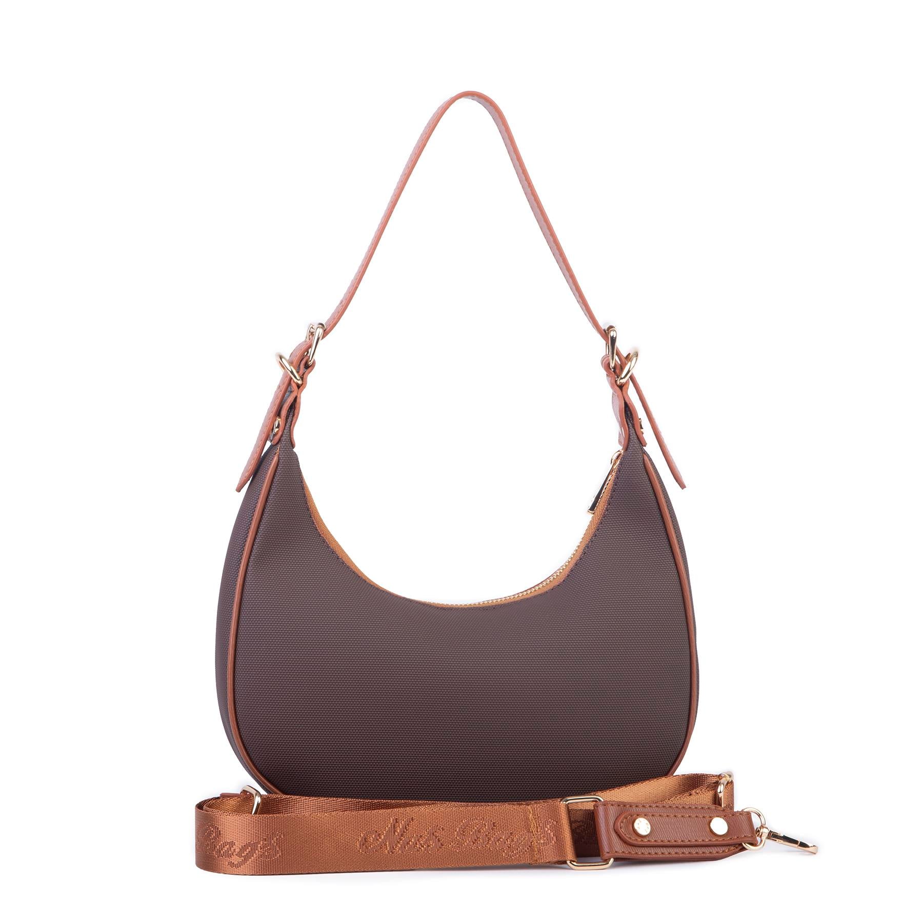 Nas Bag Omuz Çantası Ayarlanabilir Spor  Askılı Çapraz Çanta  Kahve Taba Lacste