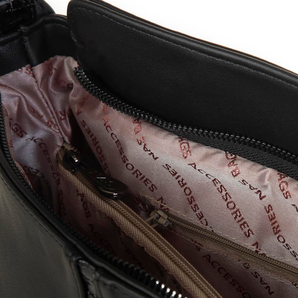 Nas Bag  Omuz Çantası Siyah Dona 