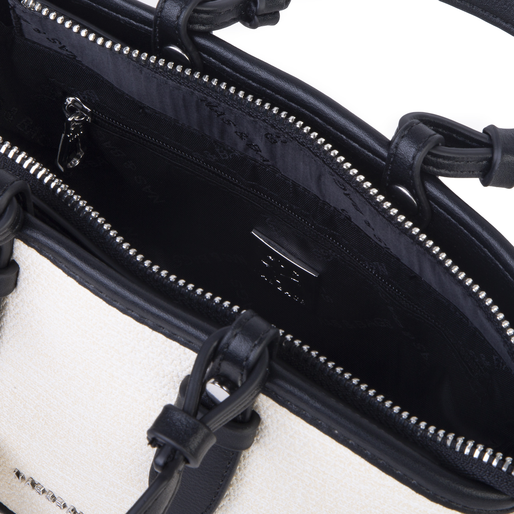 Nas Bag Premium 2 li Set El ve Çapraz Çanta ile Cüzdan Takım Siyah