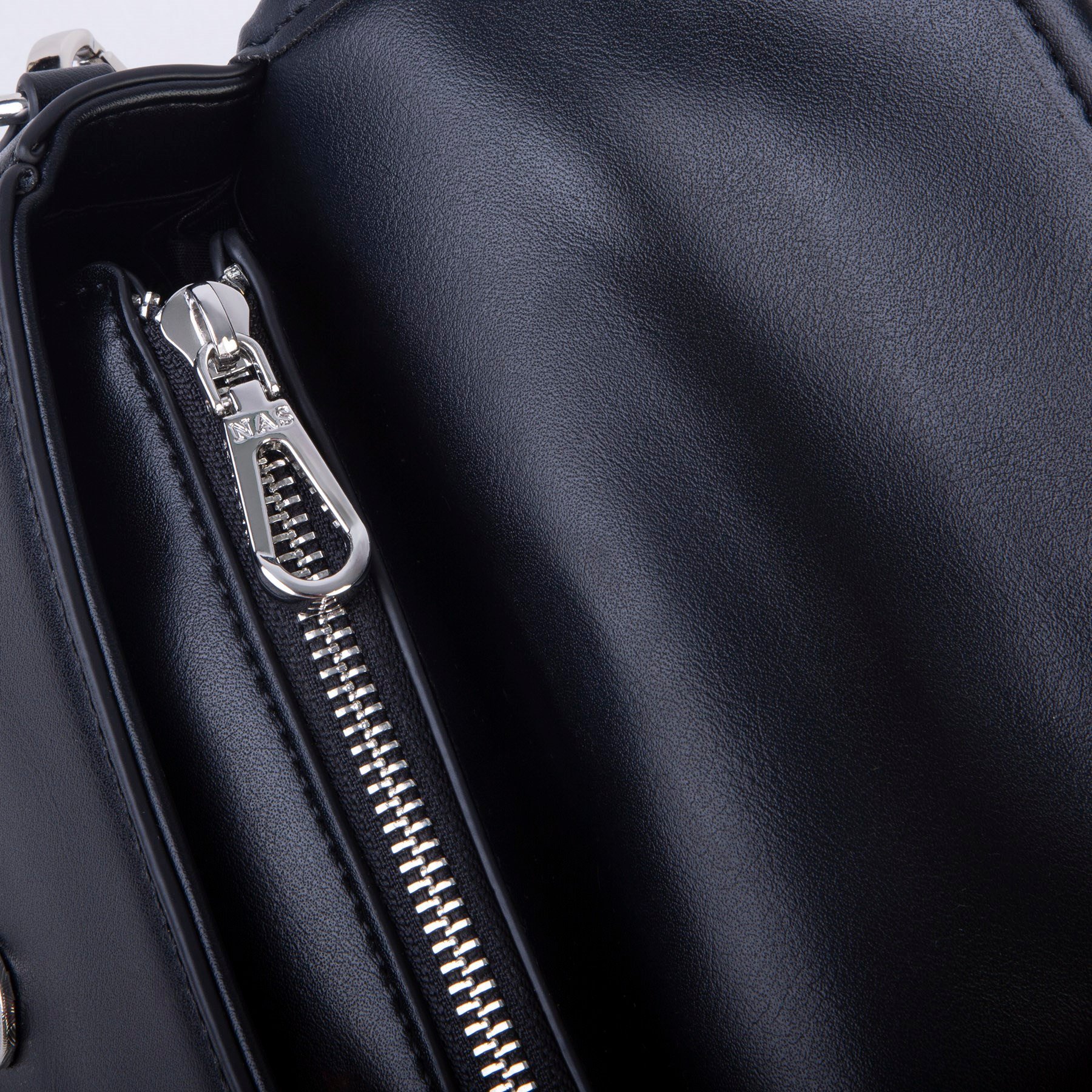 Nas Bag Premium Seri Mini 2li Set Çapraz El ve Cüzdan Seti Siyah