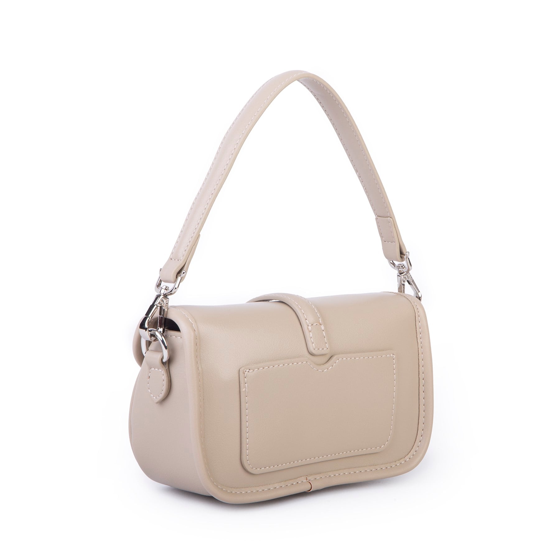 Nas Bag Premium Seri Mini 2li Set Çapraz El ve Cüzdan Seti Vizon